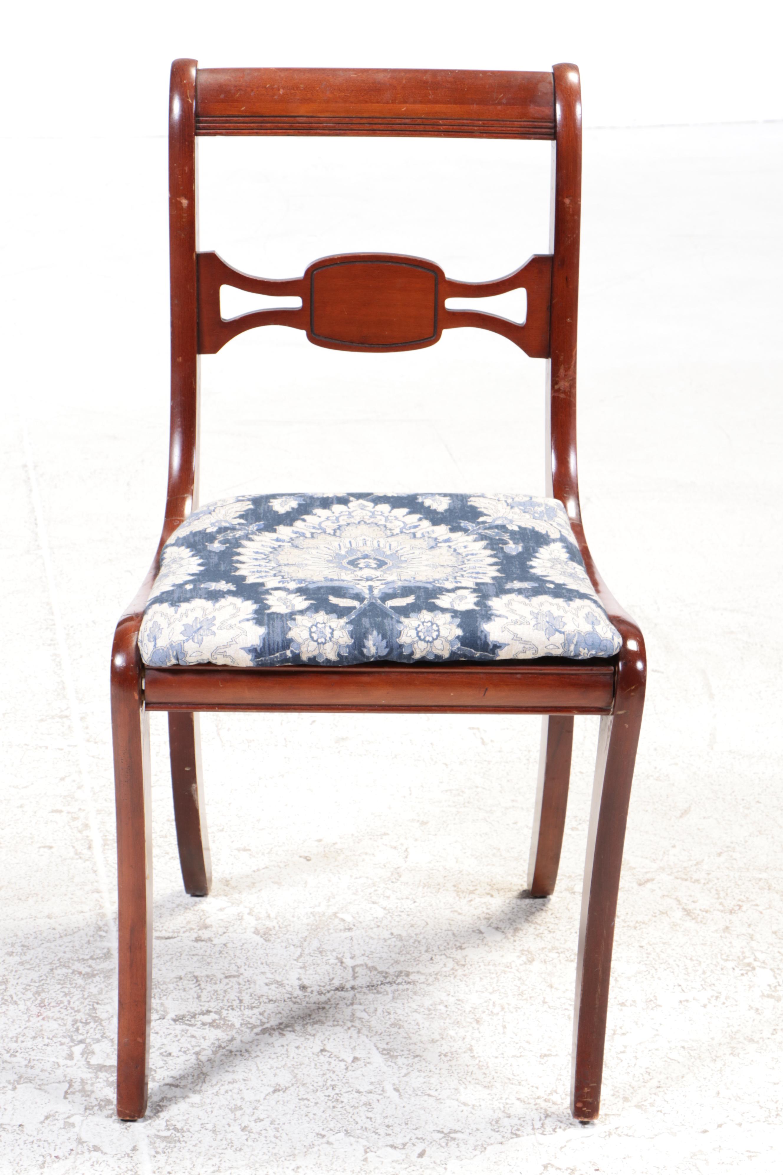 Federal Style Mahogany Dining Set, Mid-20th Century