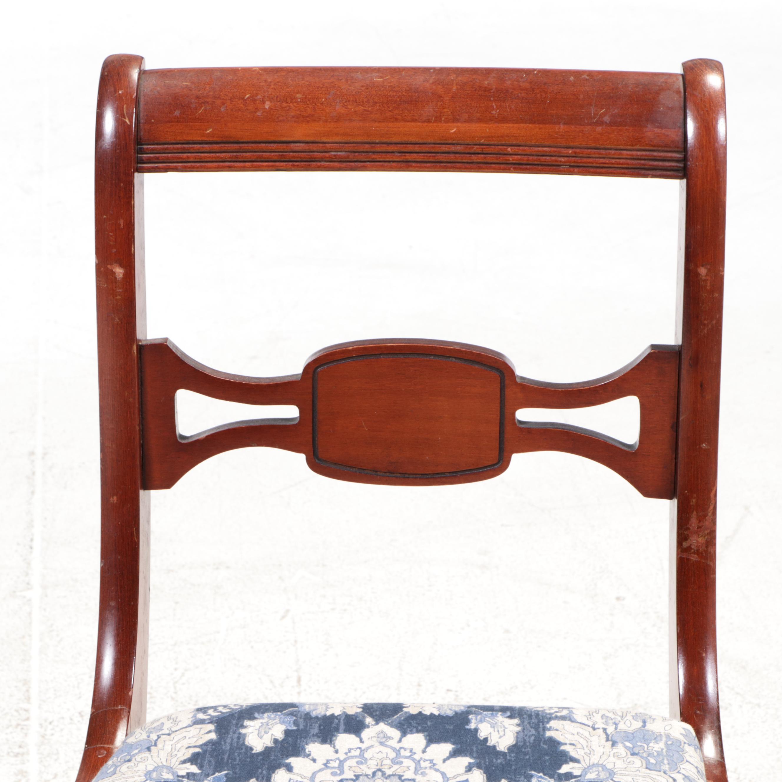 Federal Style Mahogany Dining Set, Mid-20th Century