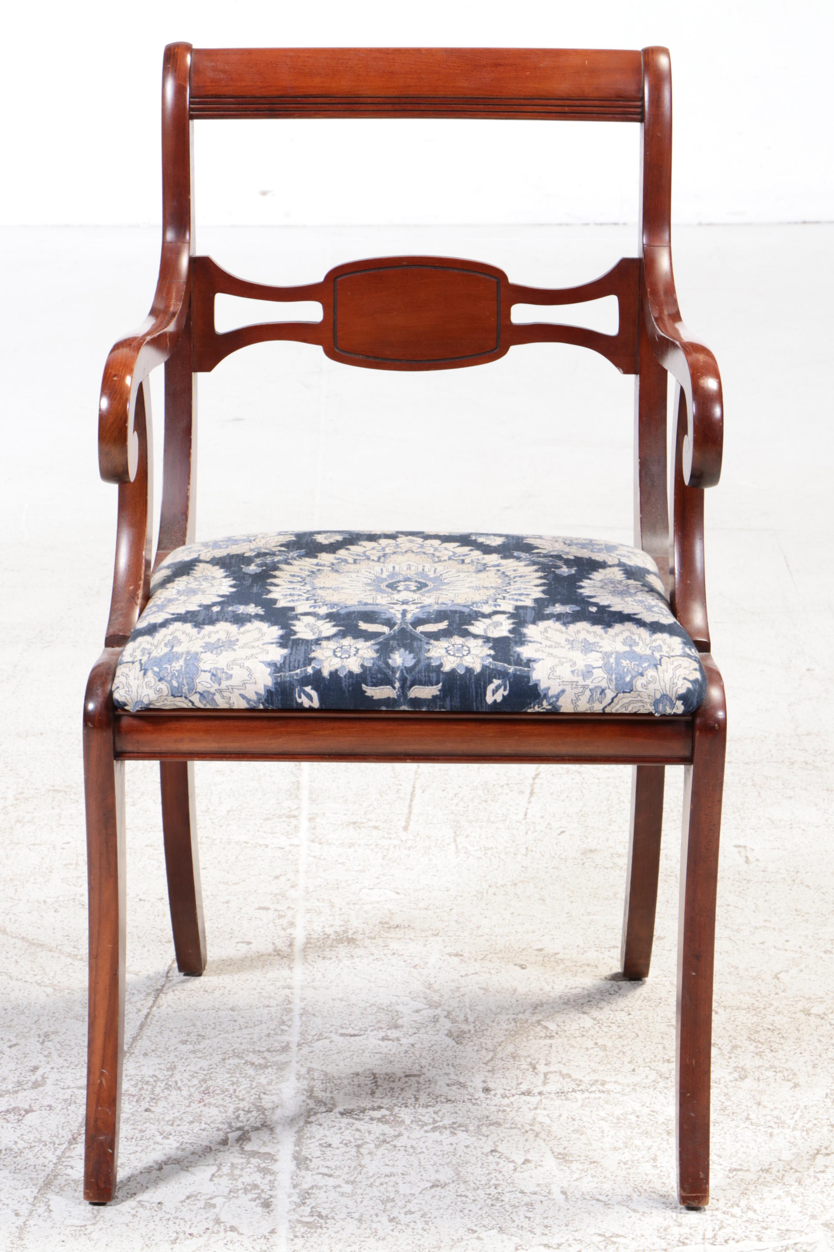 Federal Style Mahogany Dining Set, Mid-20th Century