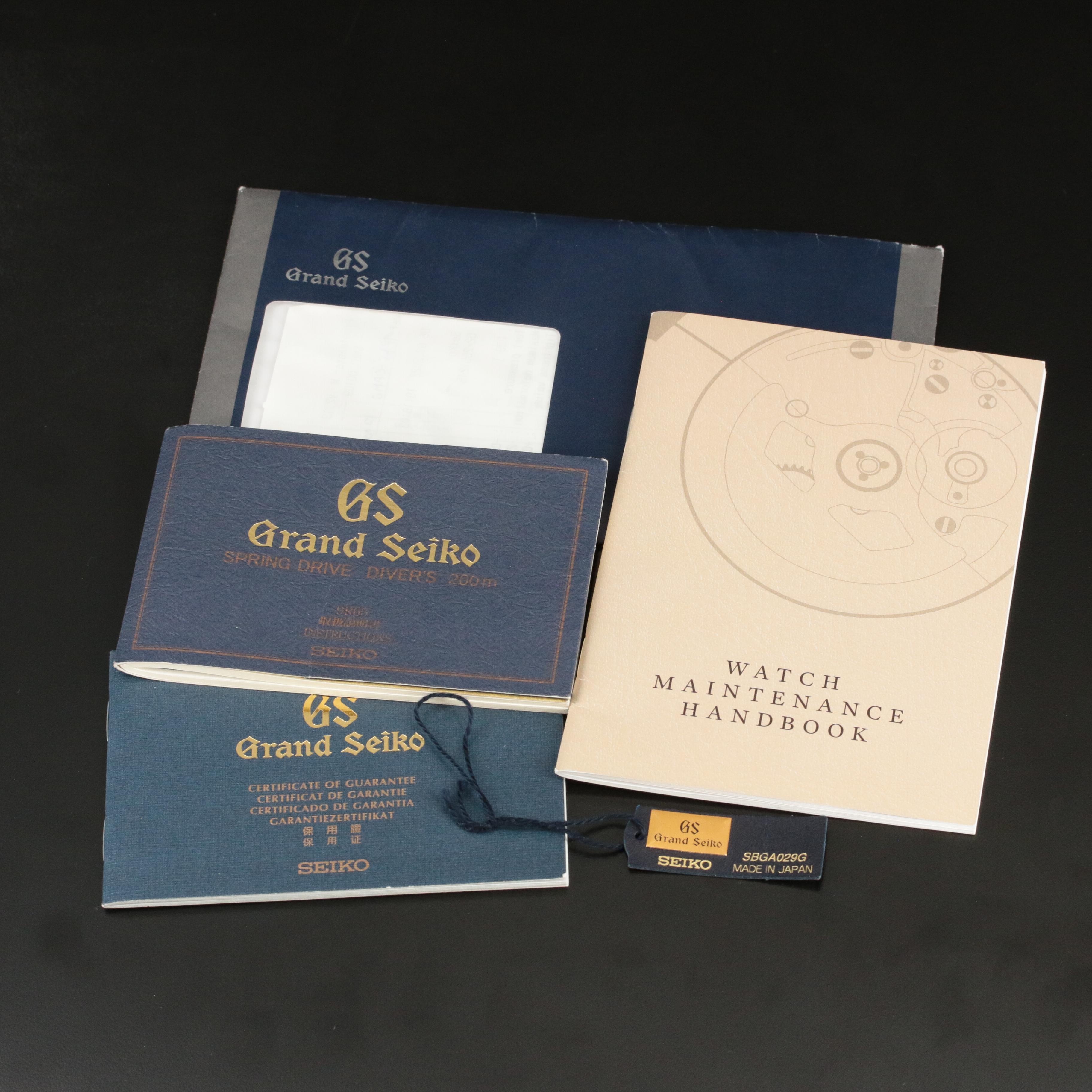 Grand Seiko Spring Drive Diver's Watch