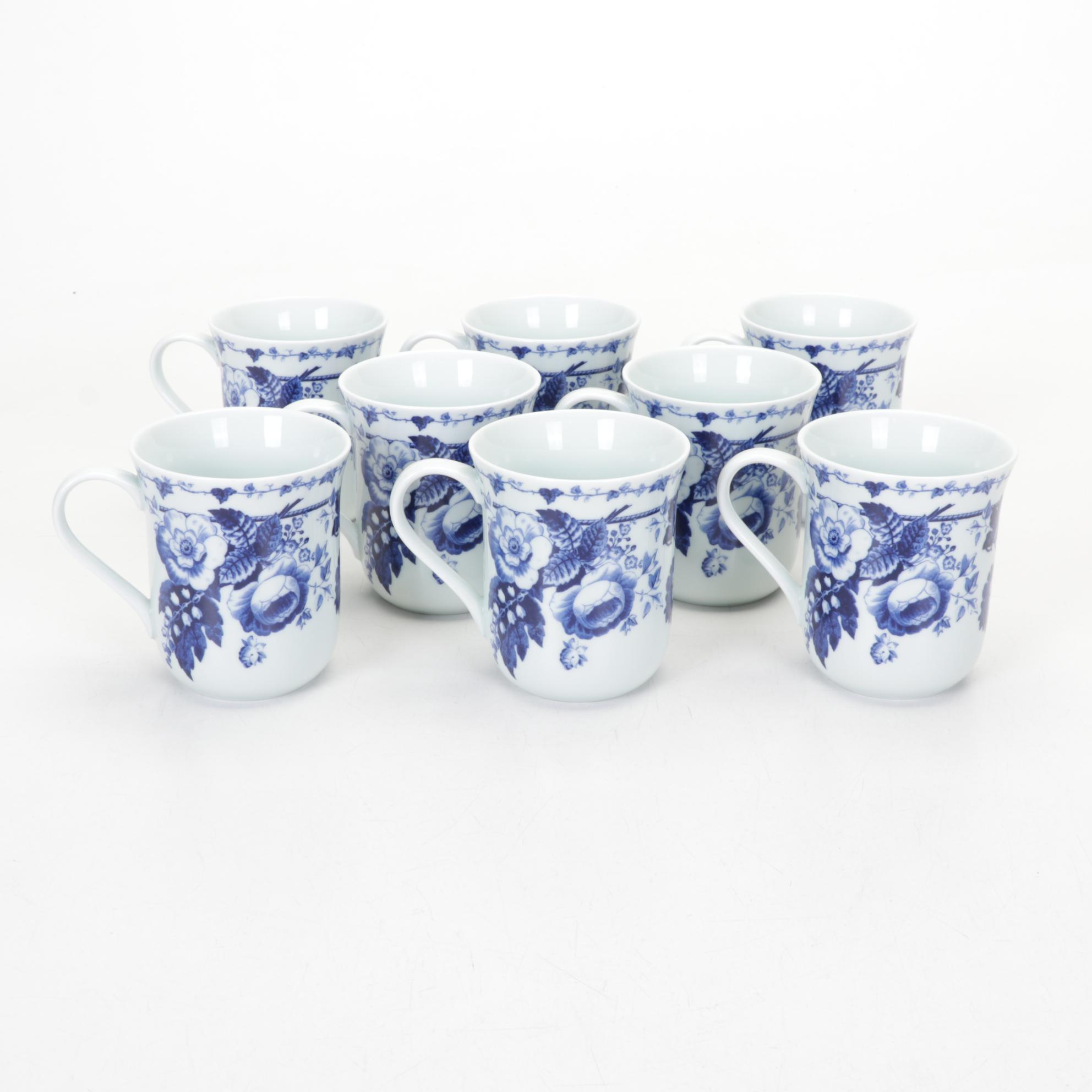 Williams-Sonoma Blue Floral Mug Set with Lenox and More