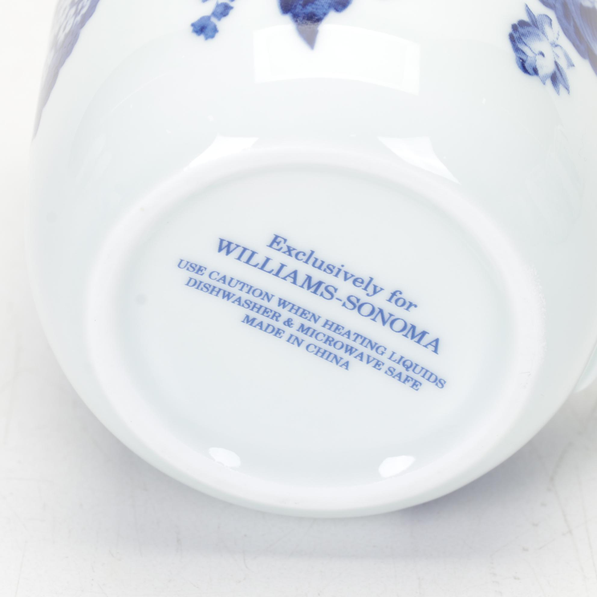 Williams-Sonoma Blue Floral Mug Set with Lenox and More