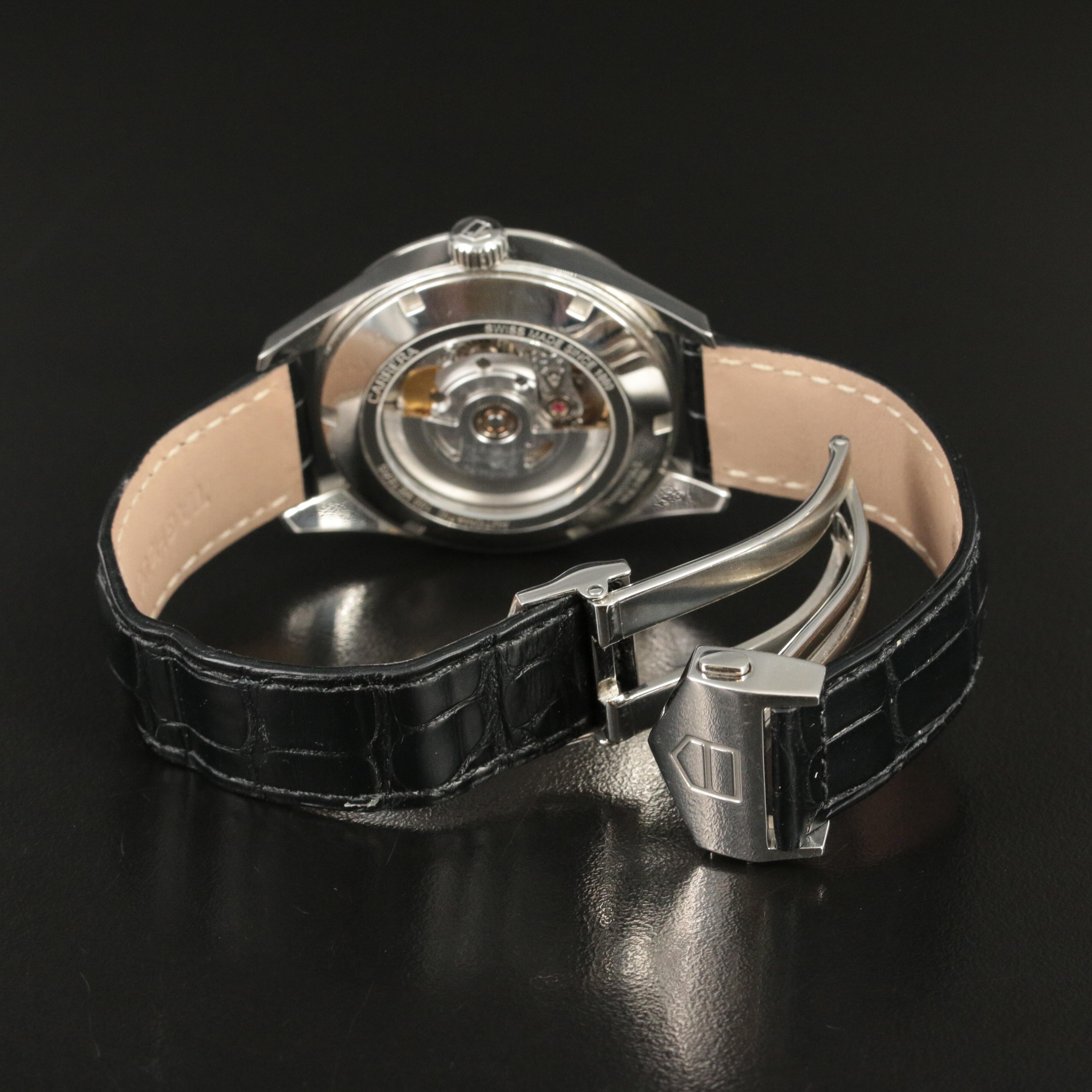 TAG Heuer Carrera Calibre 5 Automatic With Date Steel Watch