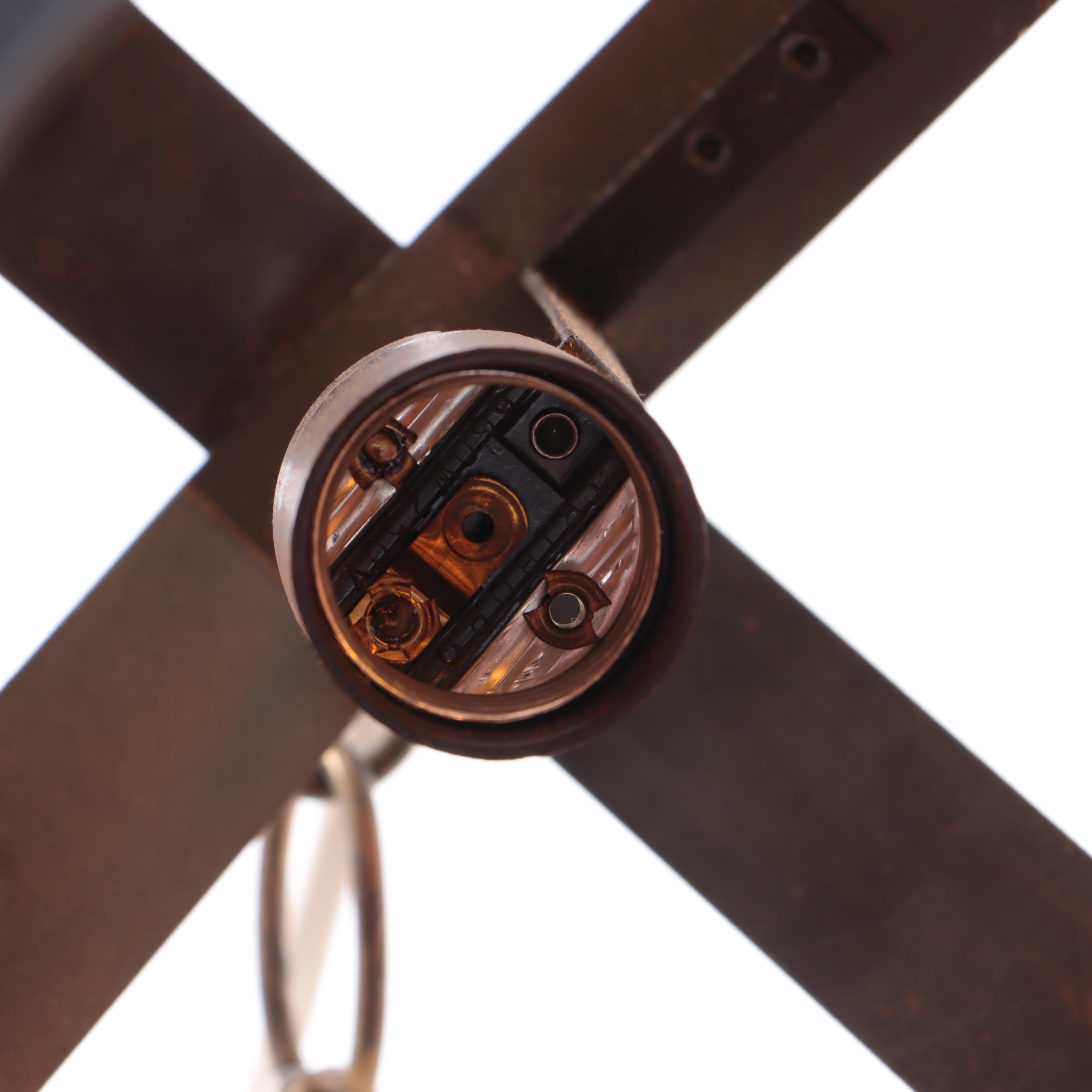 Hudepohl Brewing Co. Faux Stained Glass Pendant Light