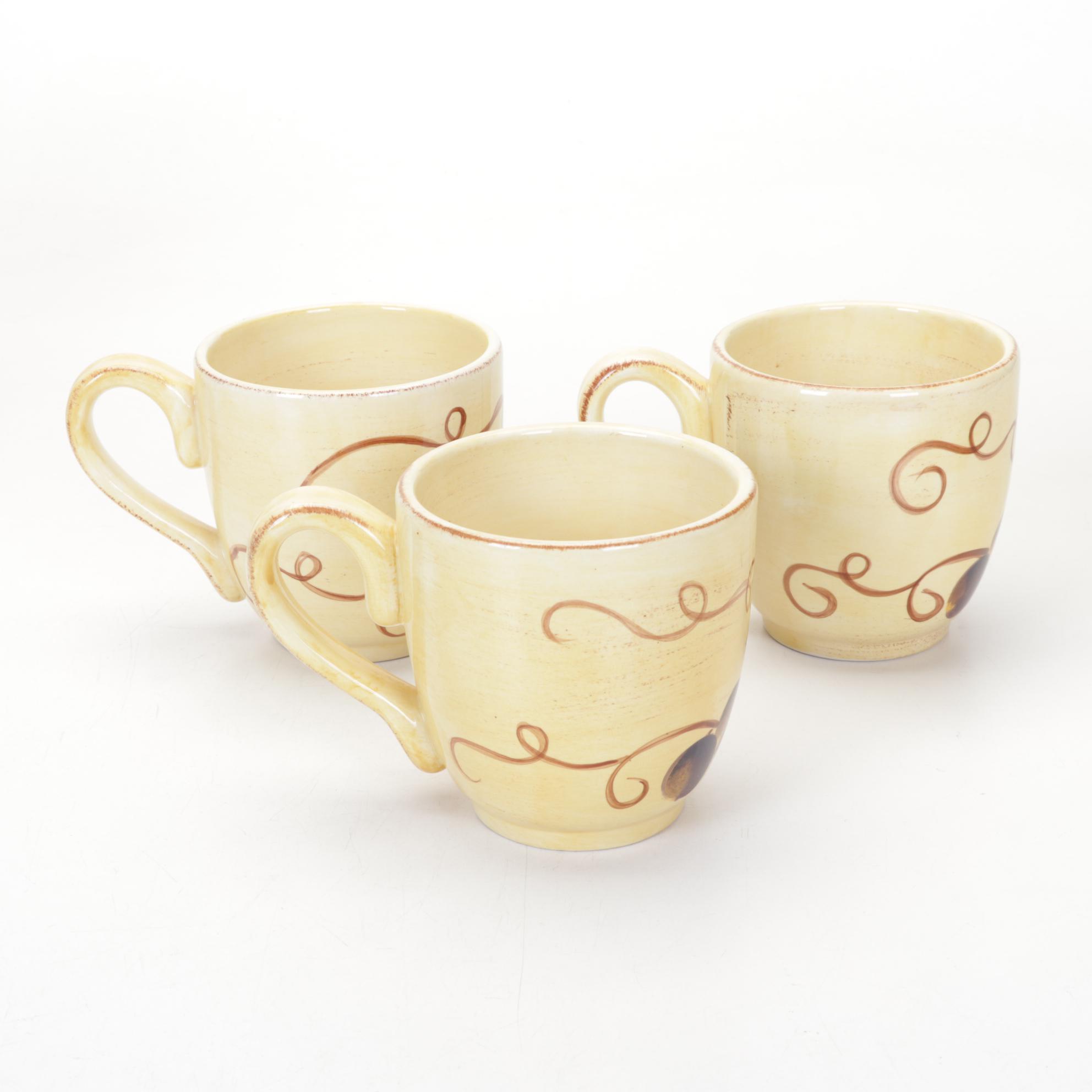 Pottery Barn Ceramic Pitcher Featured In Dinnerware and Decor Collection