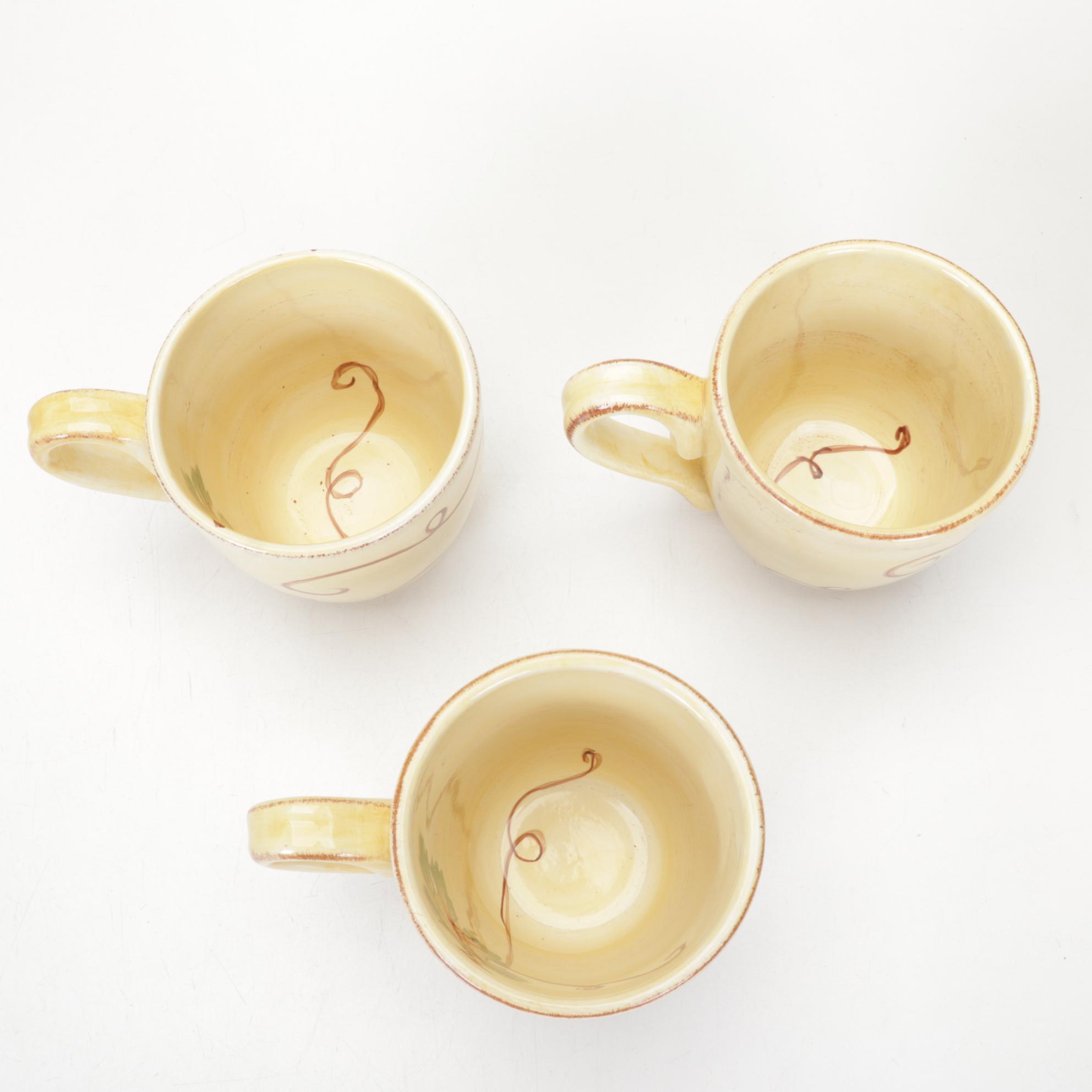 Pottery Barn Ceramic Pitcher Featured In Dinnerware and Decor Collection