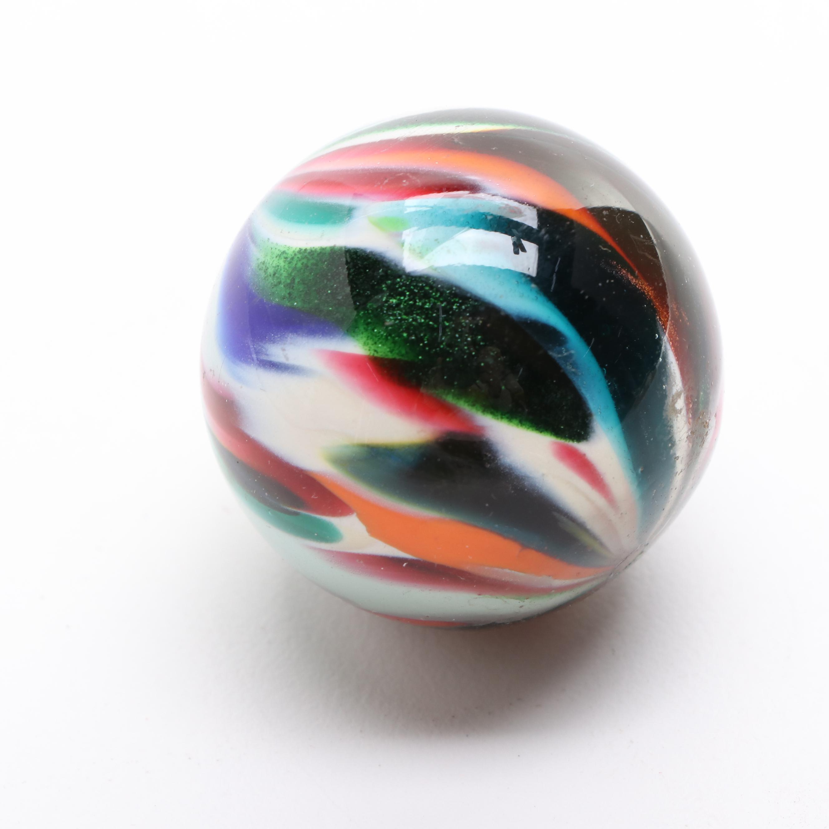 Handcrafted Multicolor Frit Art Glass Marbles