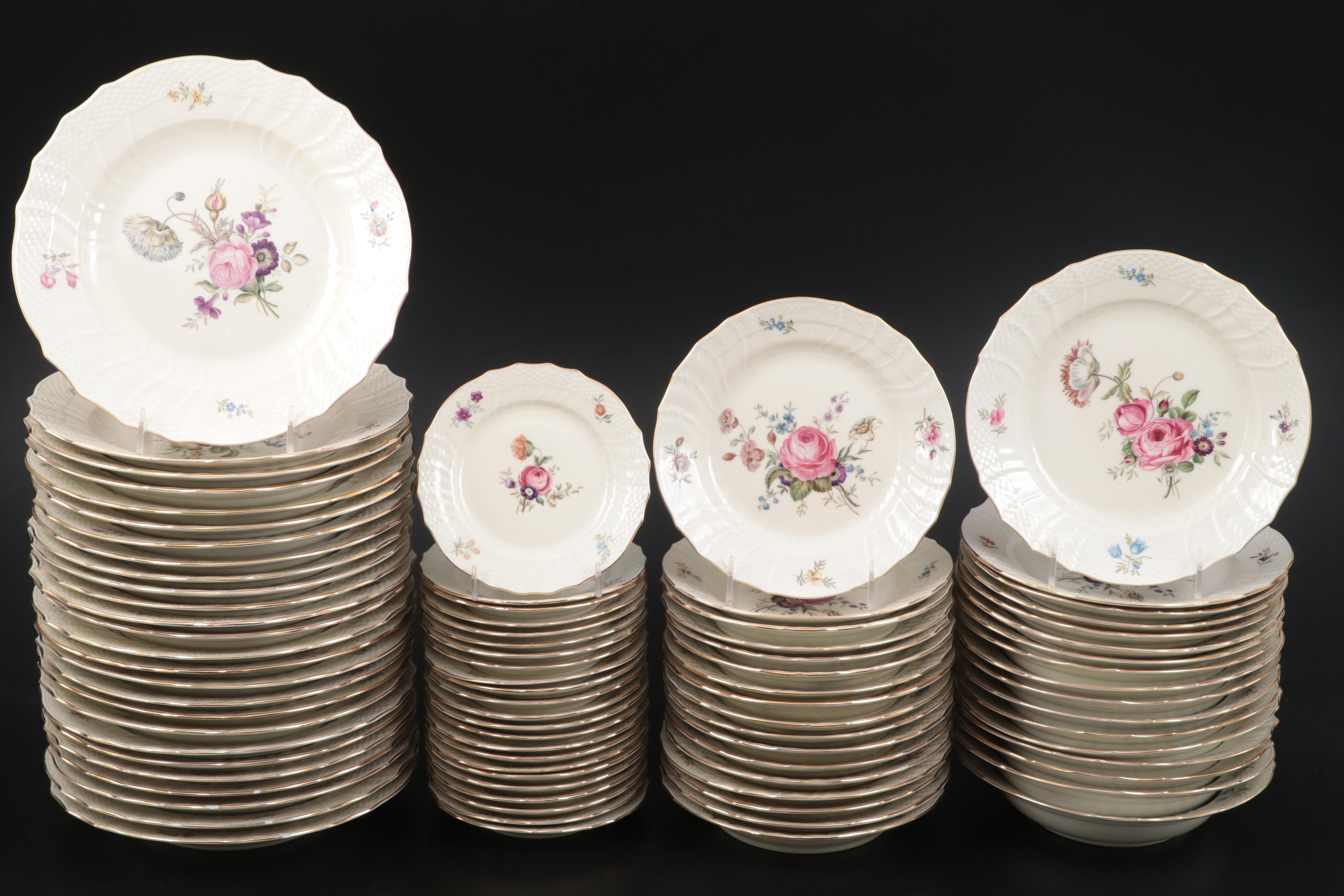 Royal Copenhagen "Frijsenborg" Porcelain Dinnerware and Serveware
