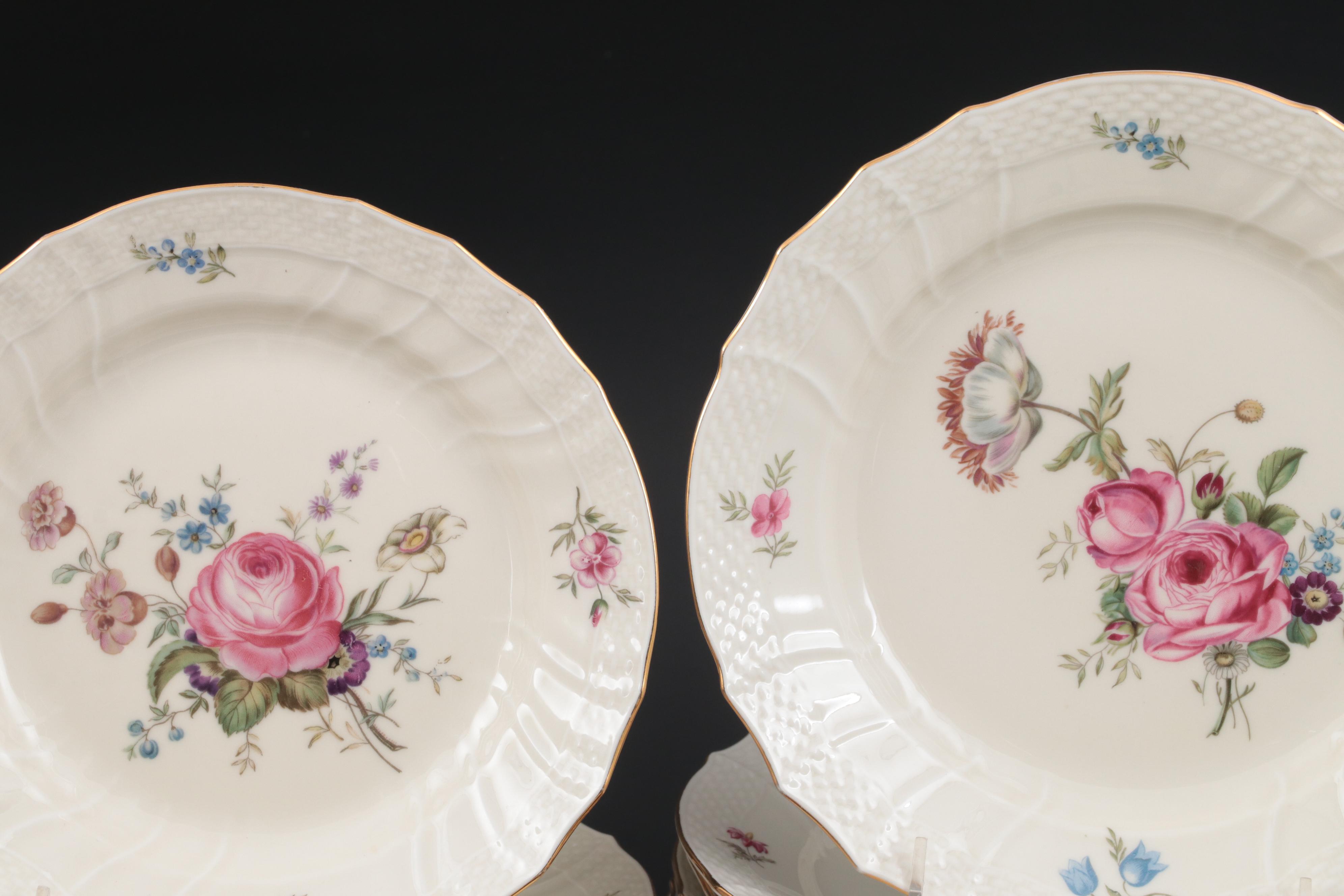 Royal Copenhagen "Frijsenborg" Porcelain Dinnerware and Serveware