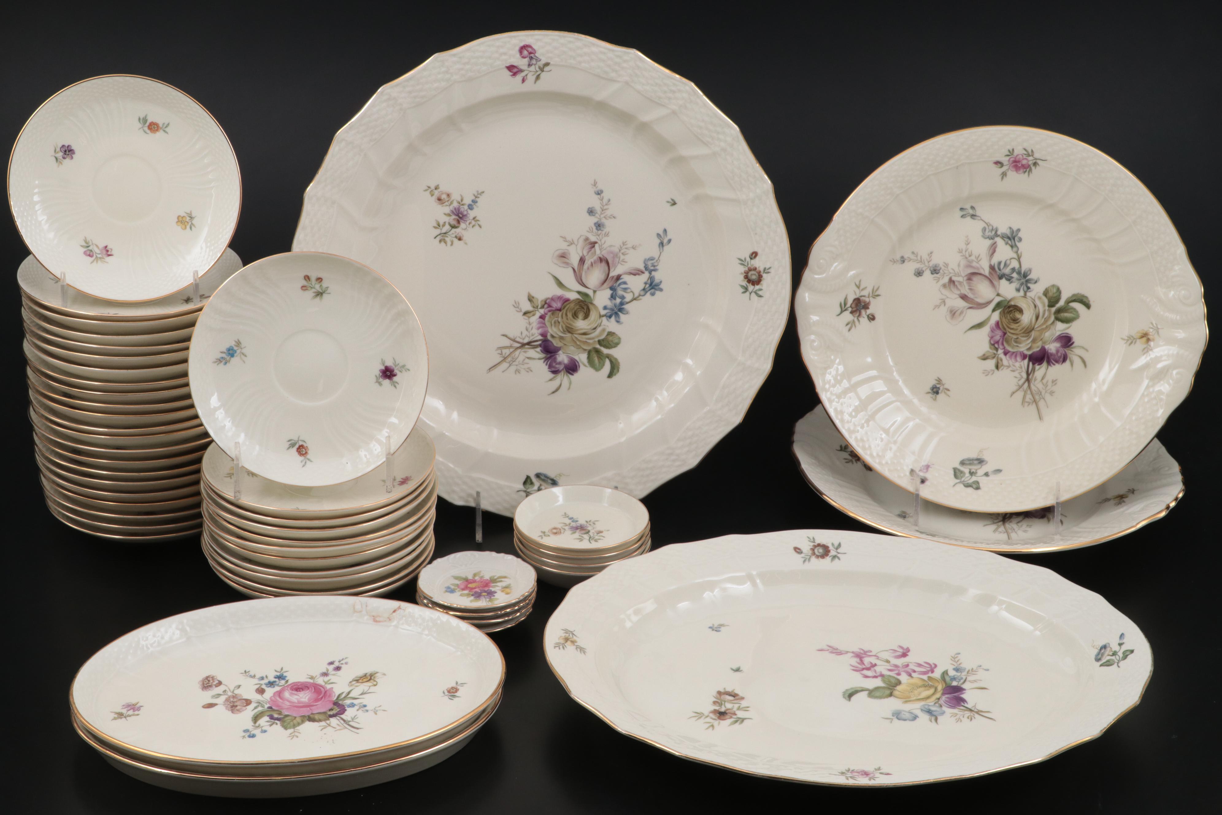 Royal Copenhagen "Frijsenborg" Porcelain Dinnerware and Serveware