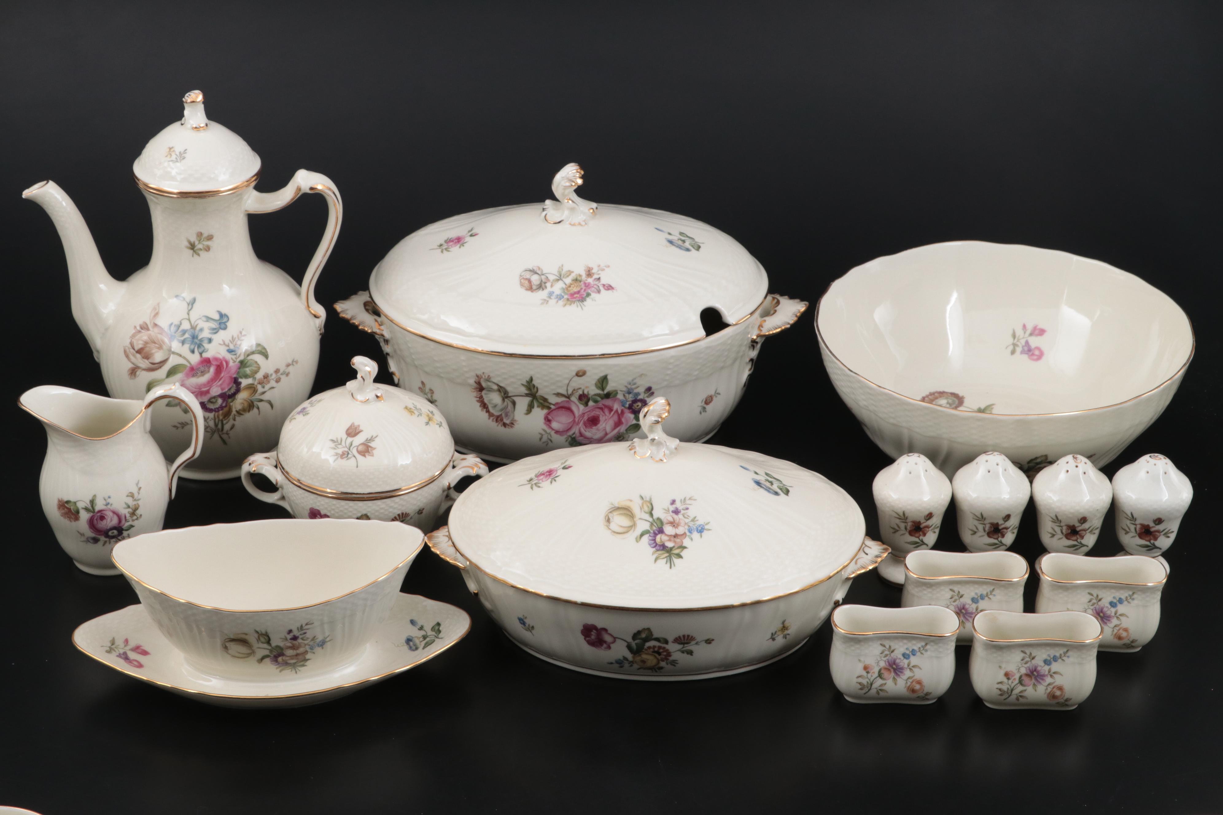 Royal Copenhagen "Frijsenborg" Porcelain Dinnerware and Serveware