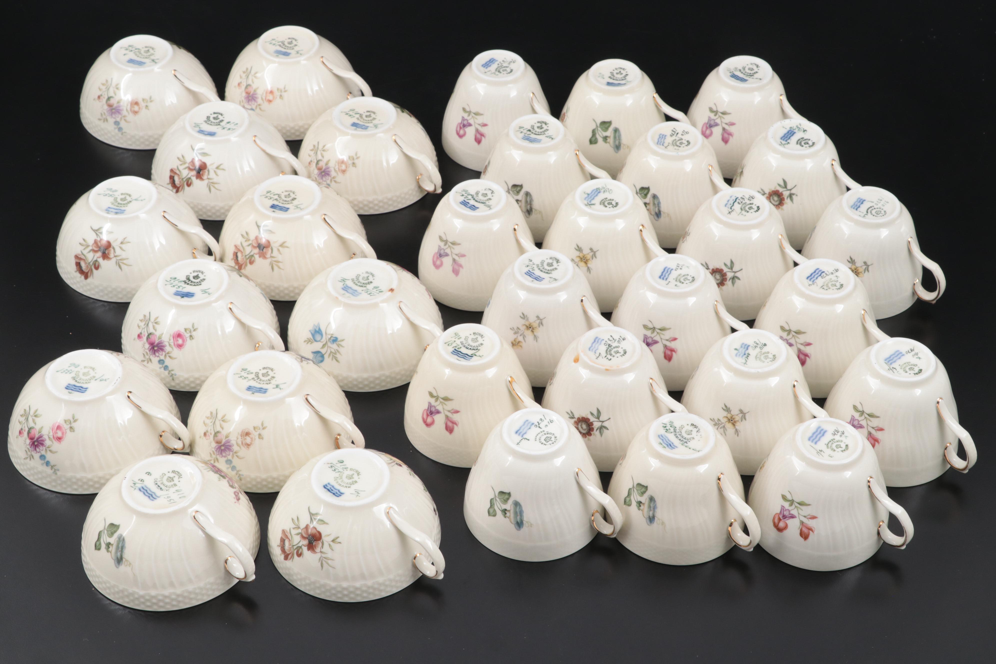 Royal Copenhagen "Frijsenborg" Porcelain Dinnerware and Serveware