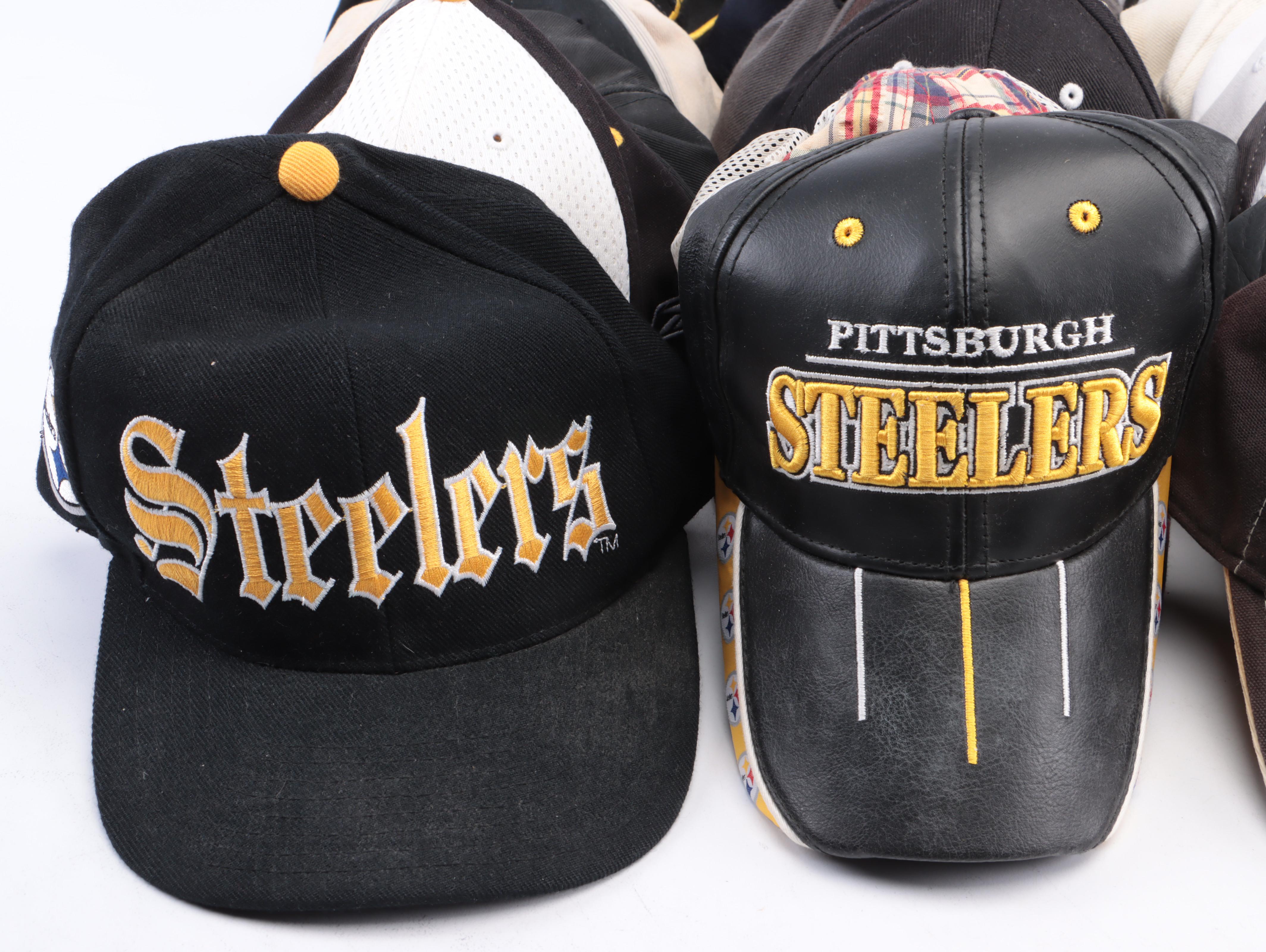 Pittsburgh Steelers Football Hat Collection Featuring Super Bowl XL and More