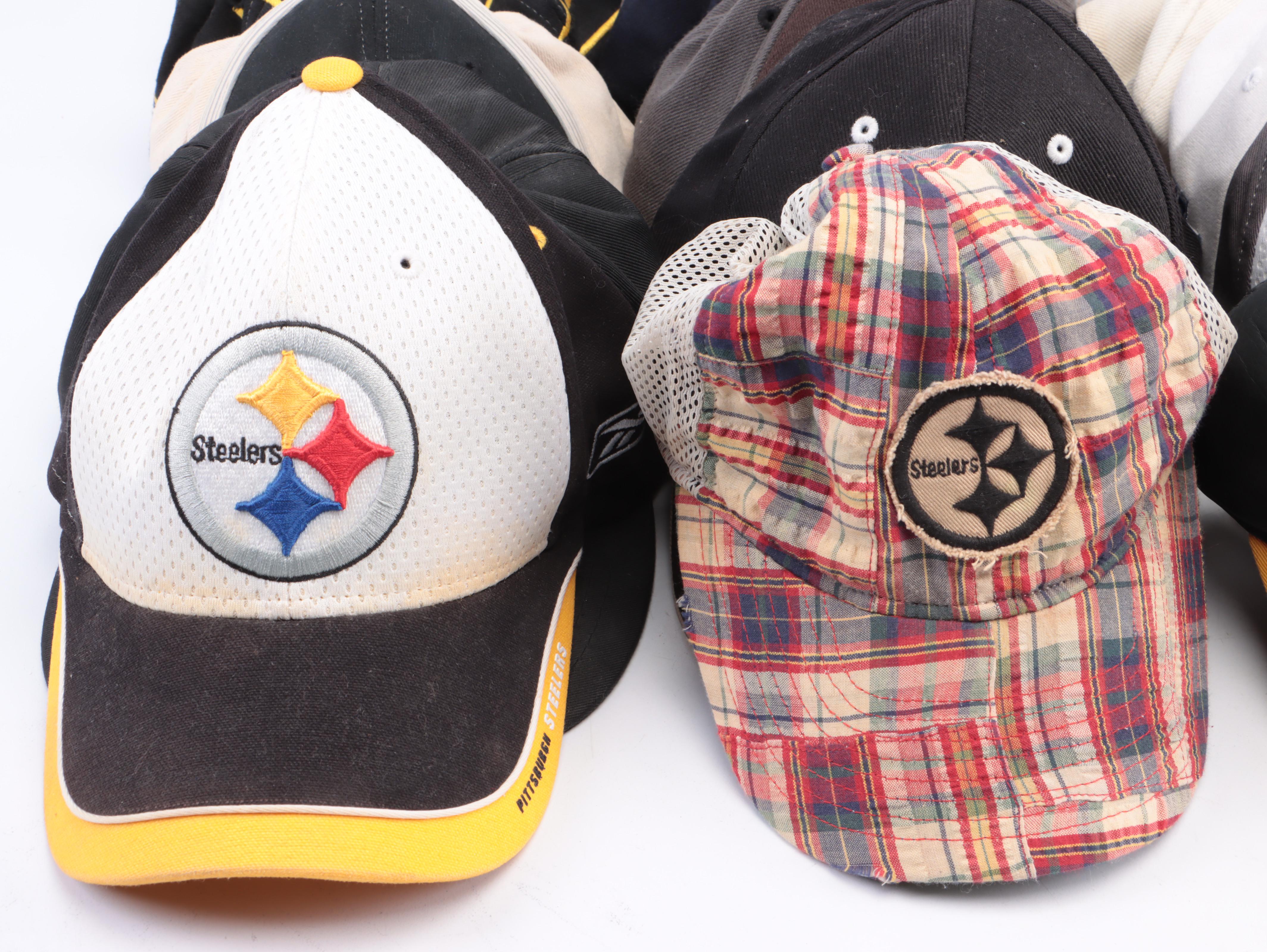 Pittsburgh Steelers Football Hat Collection Featuring Super Bowl XL and More