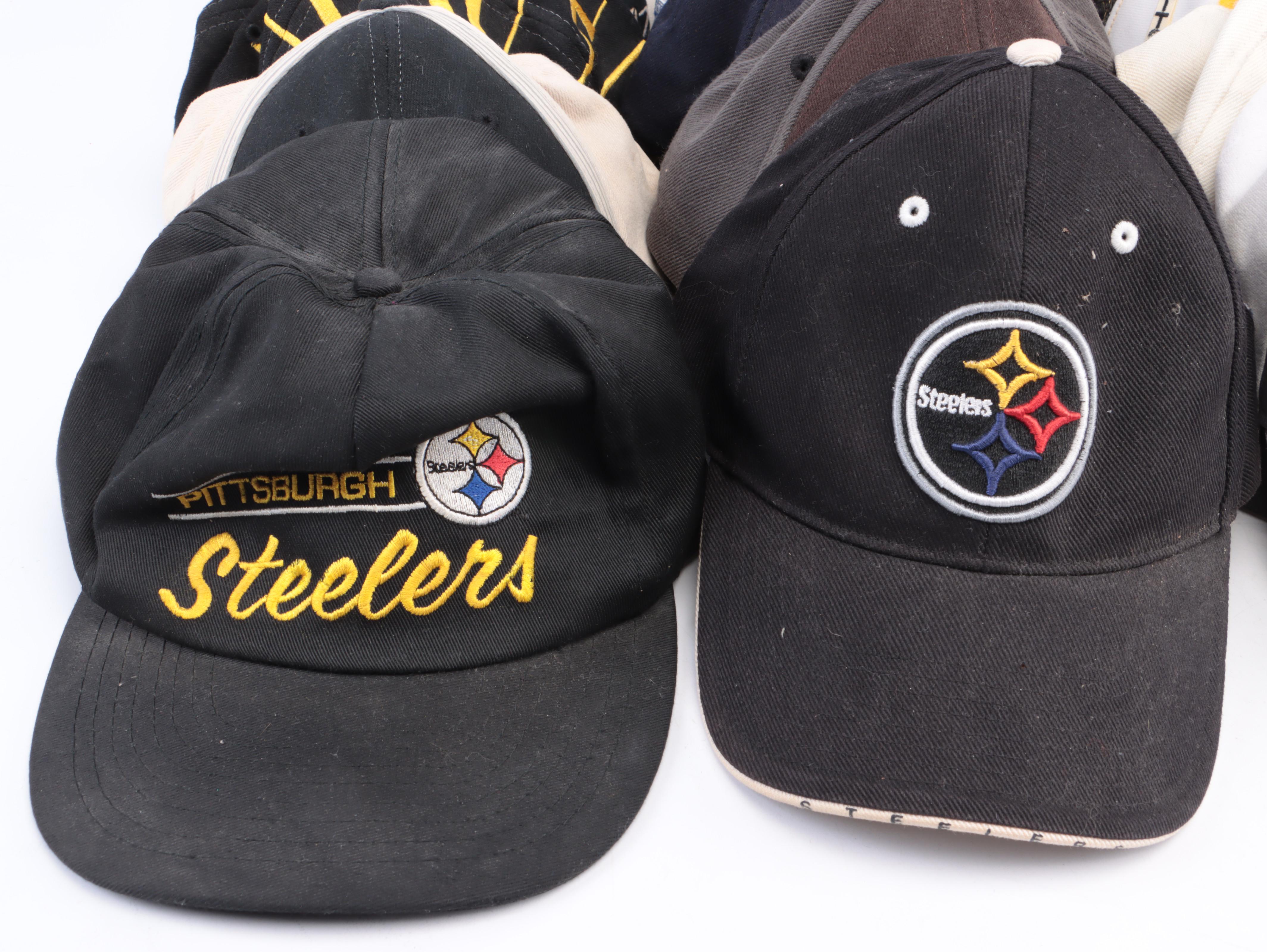 Pittsburgh Steelers Football Hat Collection Featuring Super Bowl XL and More