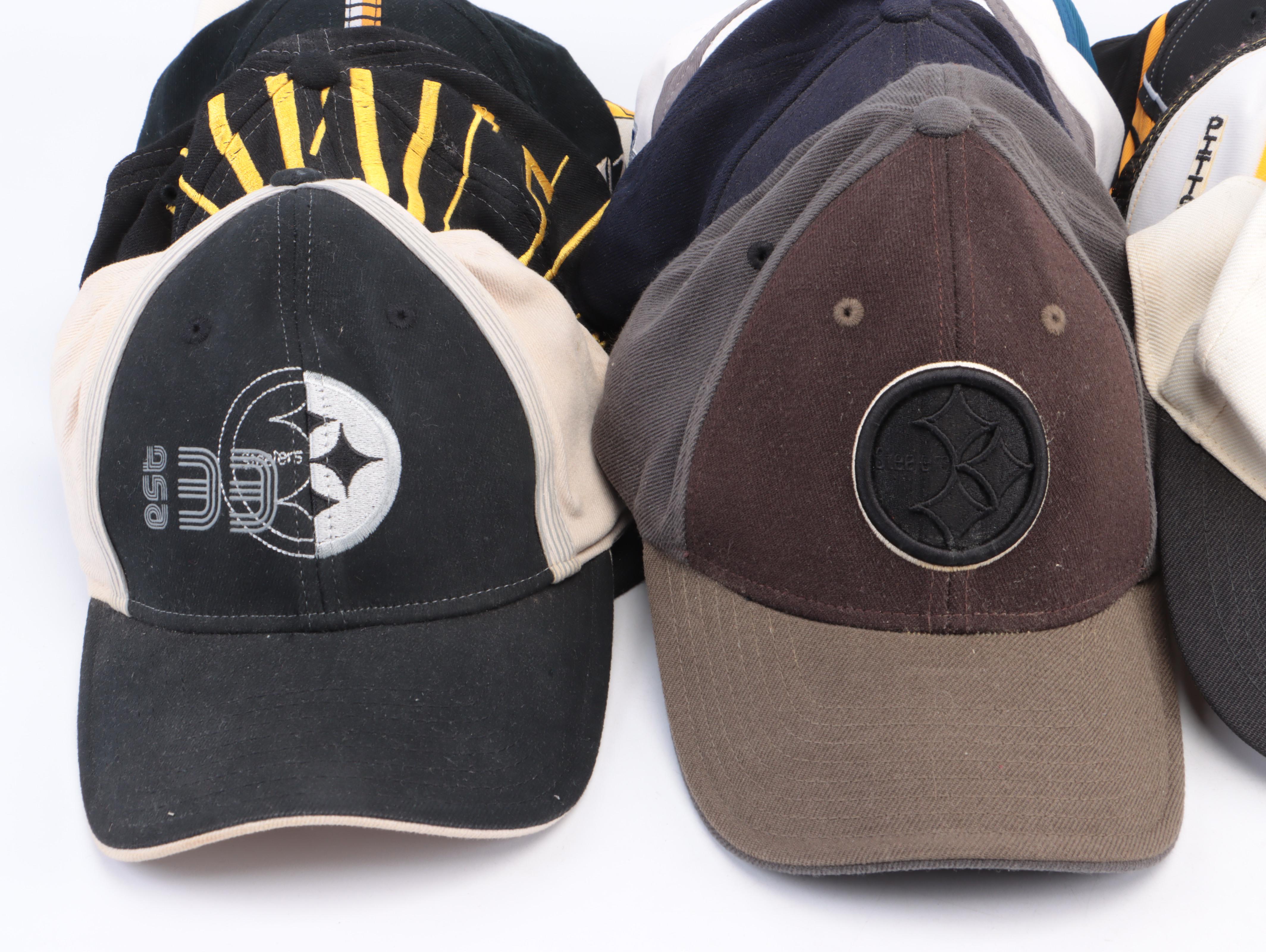 Pittsburgh Steelers Football Hat Collection Featuring Super Bowl XL and More