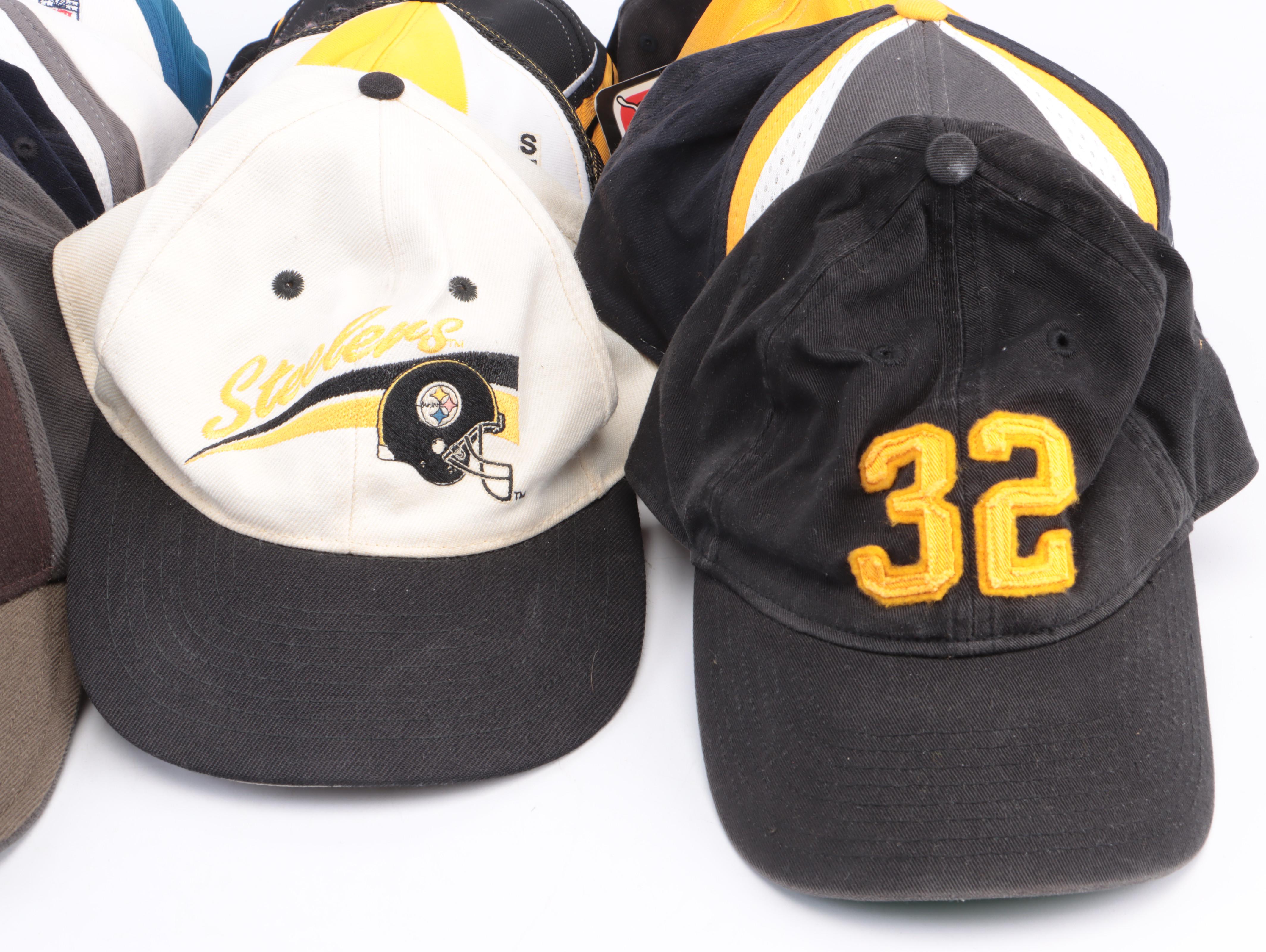 Pittsburgh Steelers Football Hat Collection Featuring Super Bowl XL and More