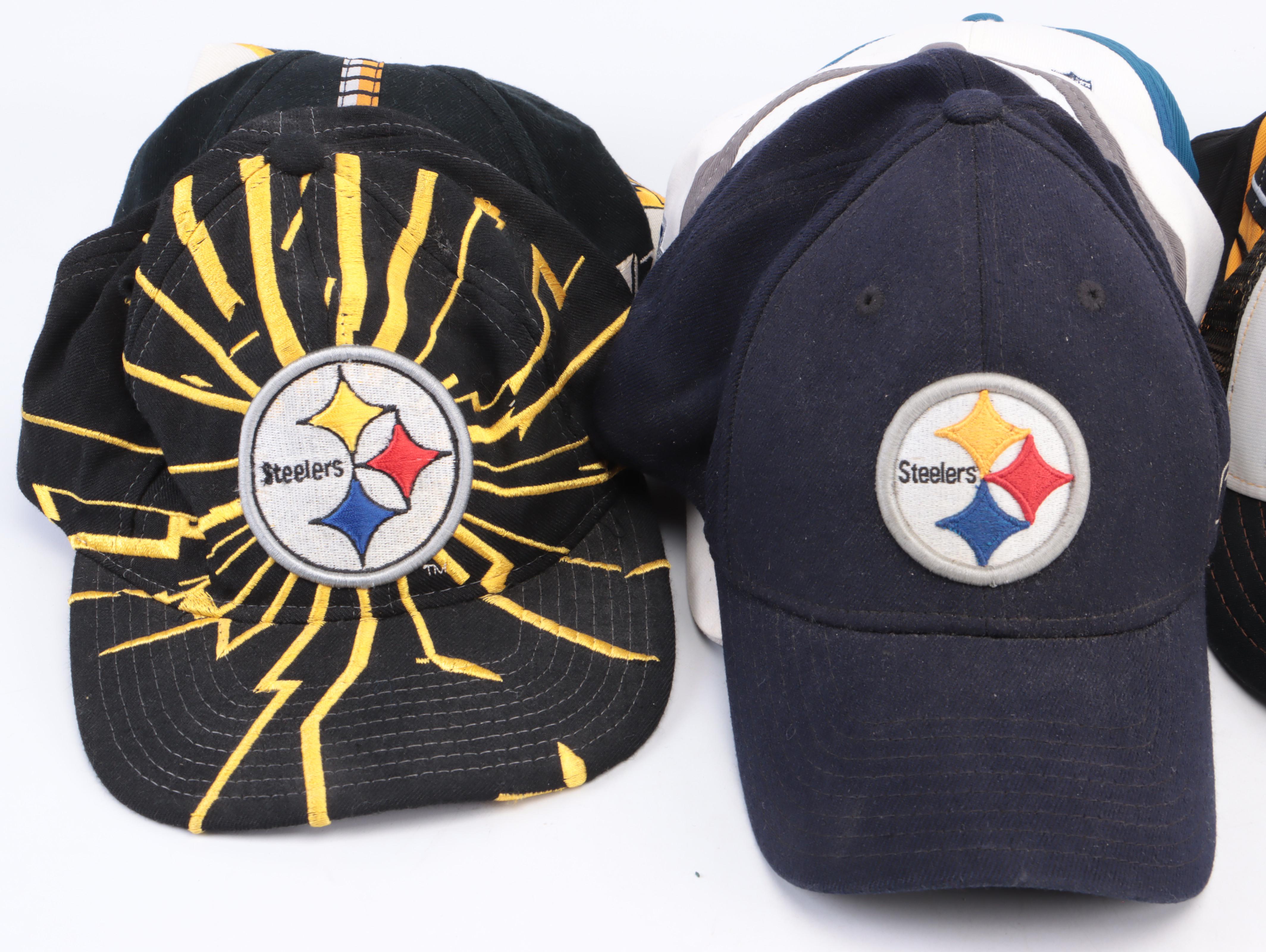 Pittsburgh Steelers Football Hat Collection Featuring Super Bowl XL and More
