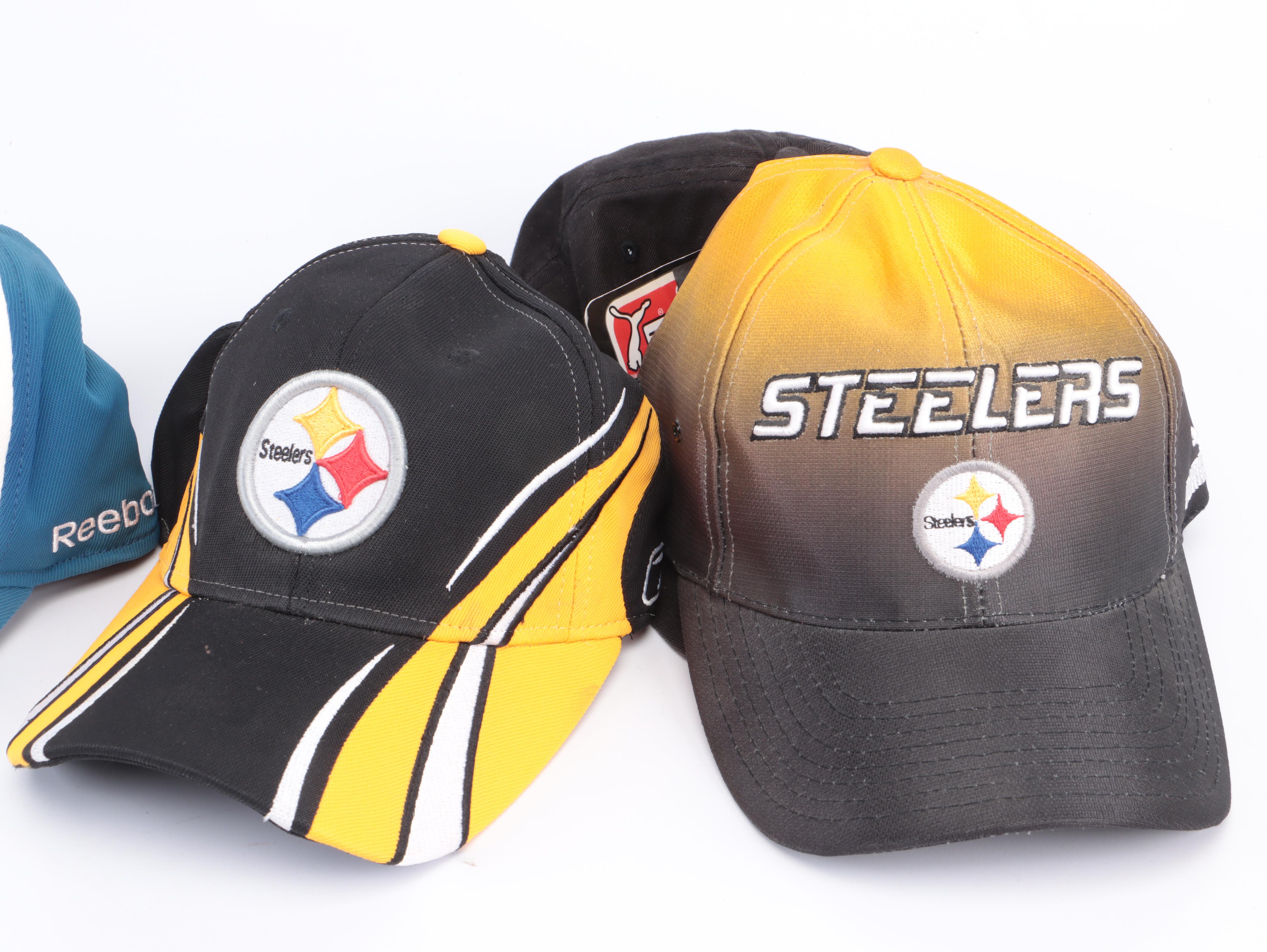 Pittsburgh Steelers Football Hat Collection Featuring Super Bowl XL and More