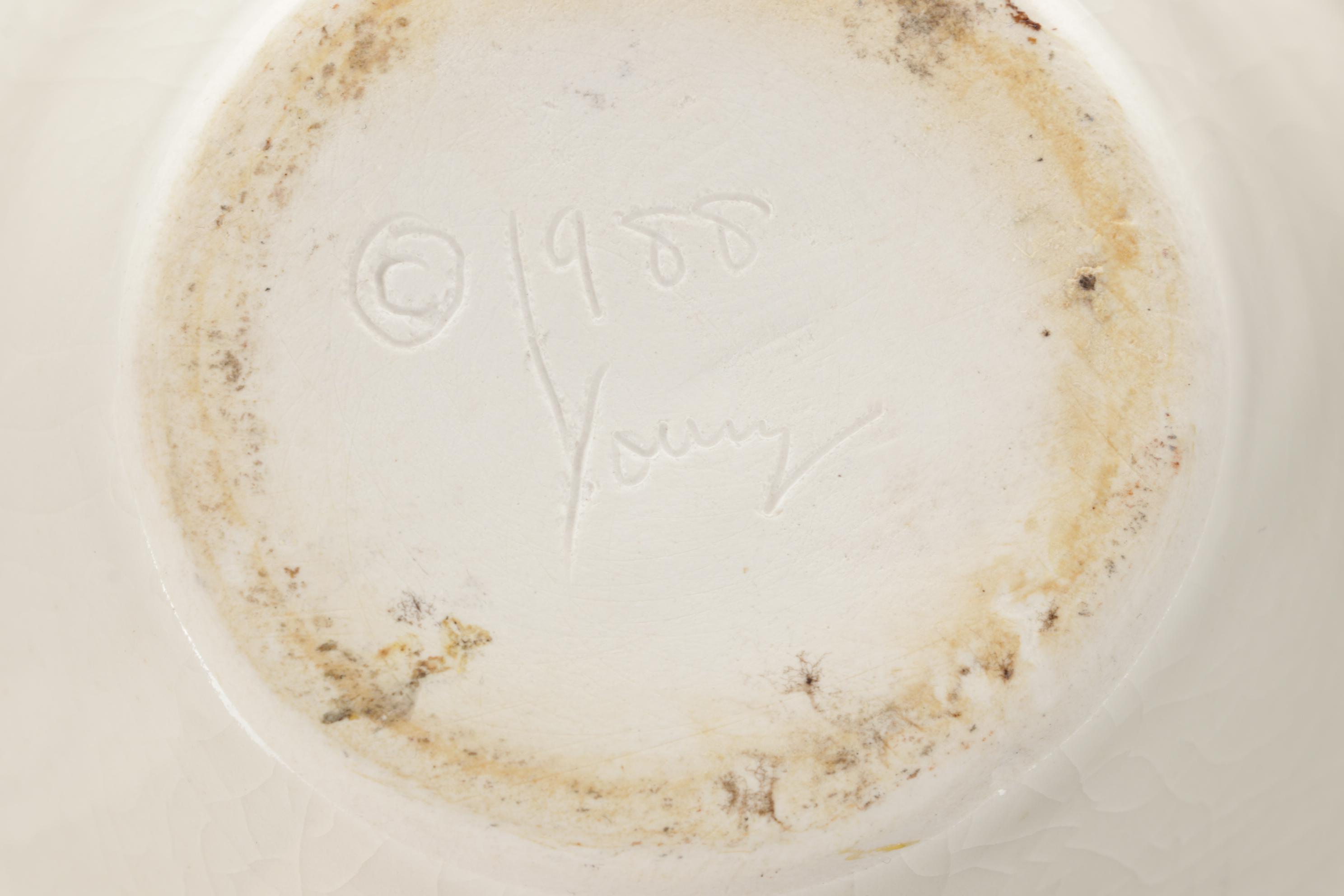 Blue Sky Porcelain By Sara Lund Studios Figural Ceramic Vase