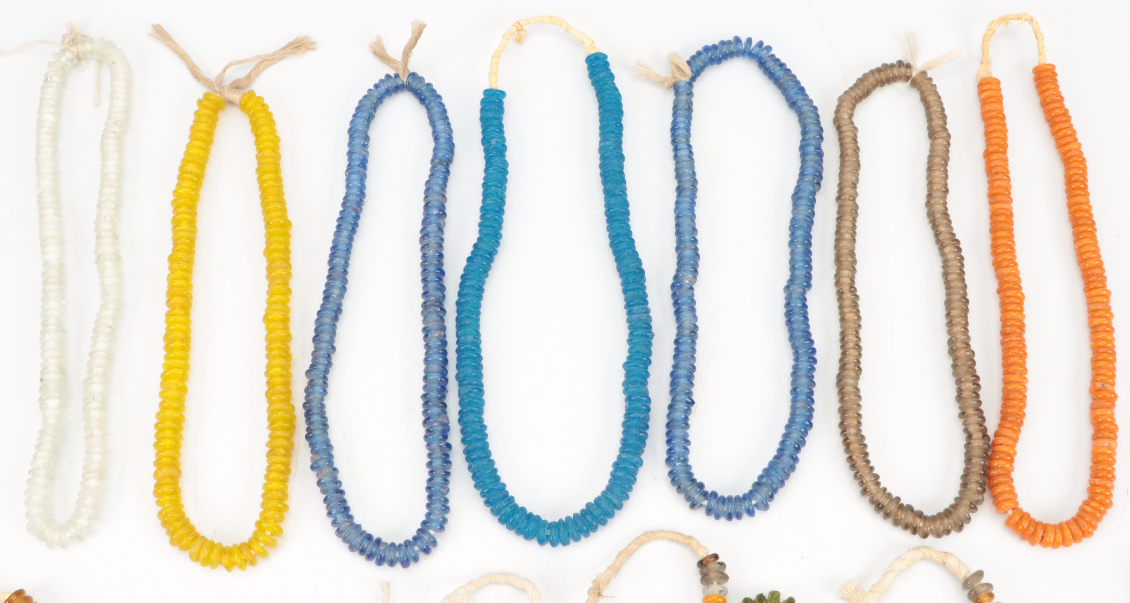 West African Recycled Glass Trading Beads