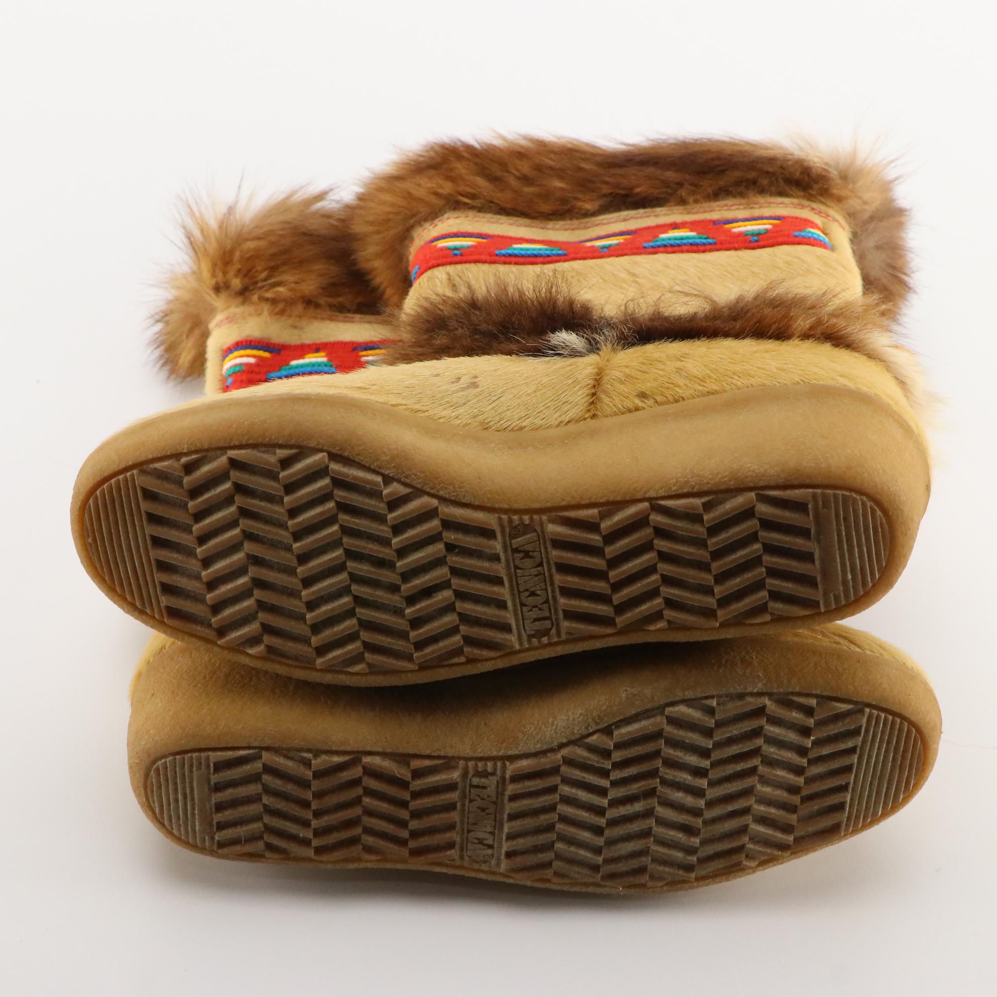 Tecnica Apres Goat Fur & Sherpa Aztec Winter Ski Boots