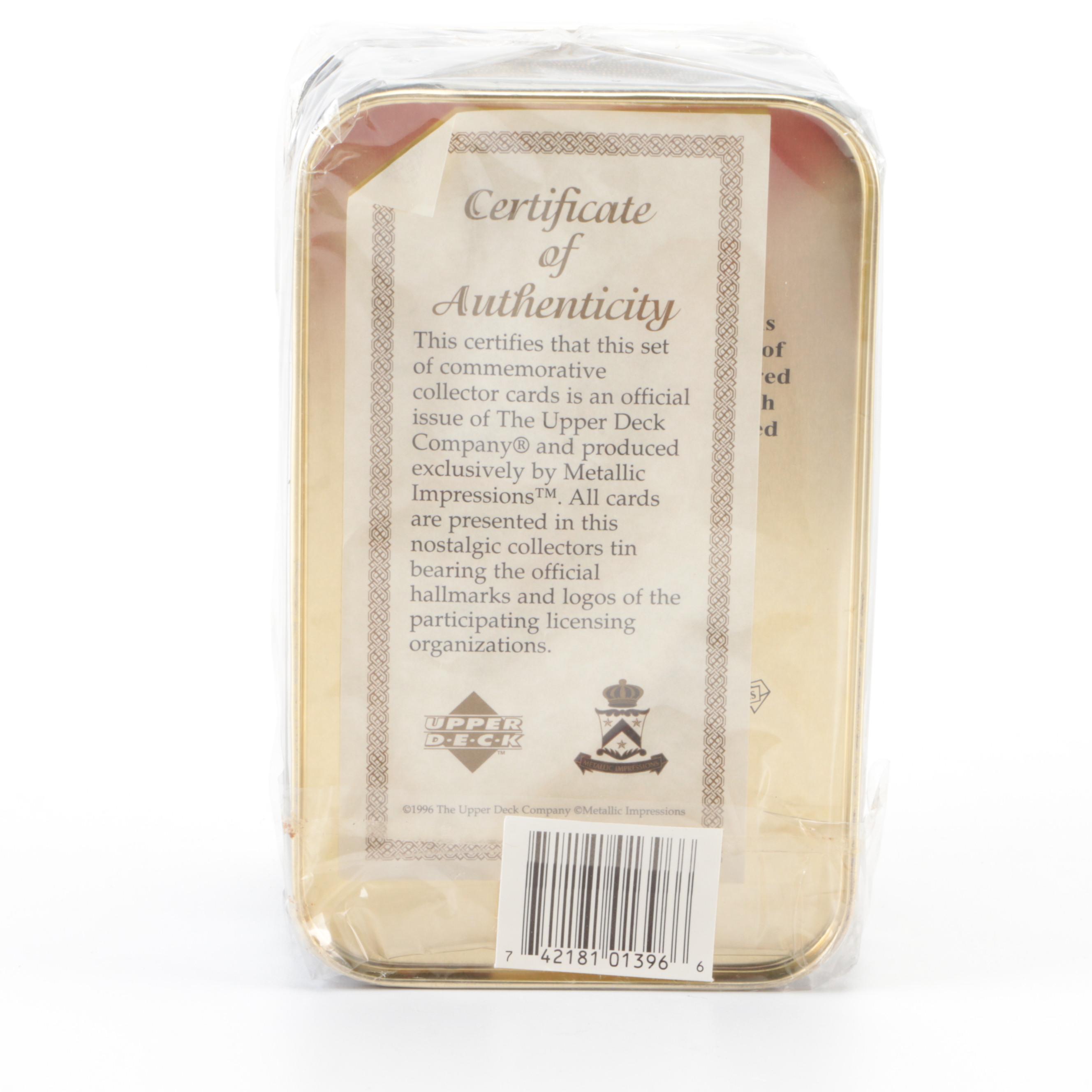 Mickey Mantle Reprint Baseball Cards with Baseball Heroes Tin and More