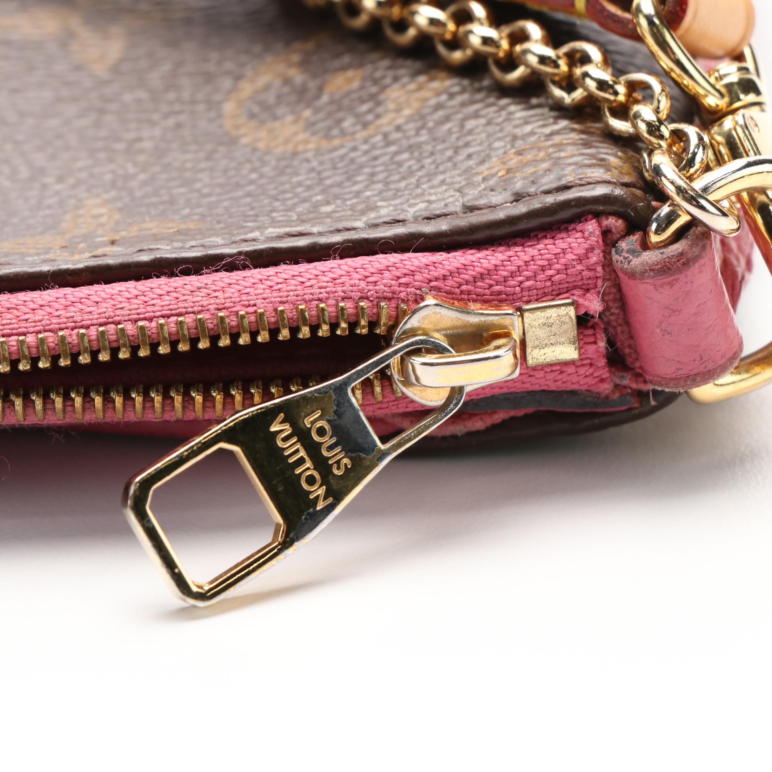 Louis Vuitton Pallas Clutch Crossbody Bag in Monogram Canvas