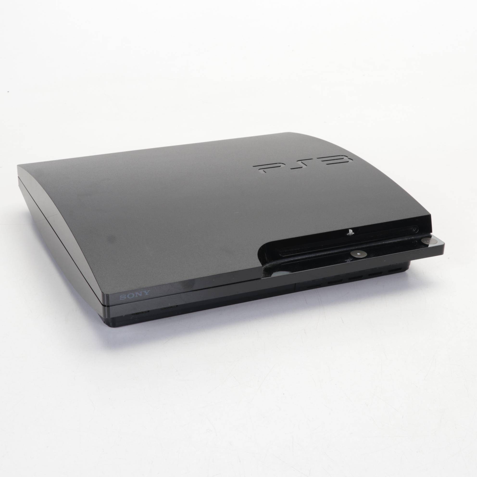 PlayStation 3 Gaming System with Controllers and Microphone/ Camera Component