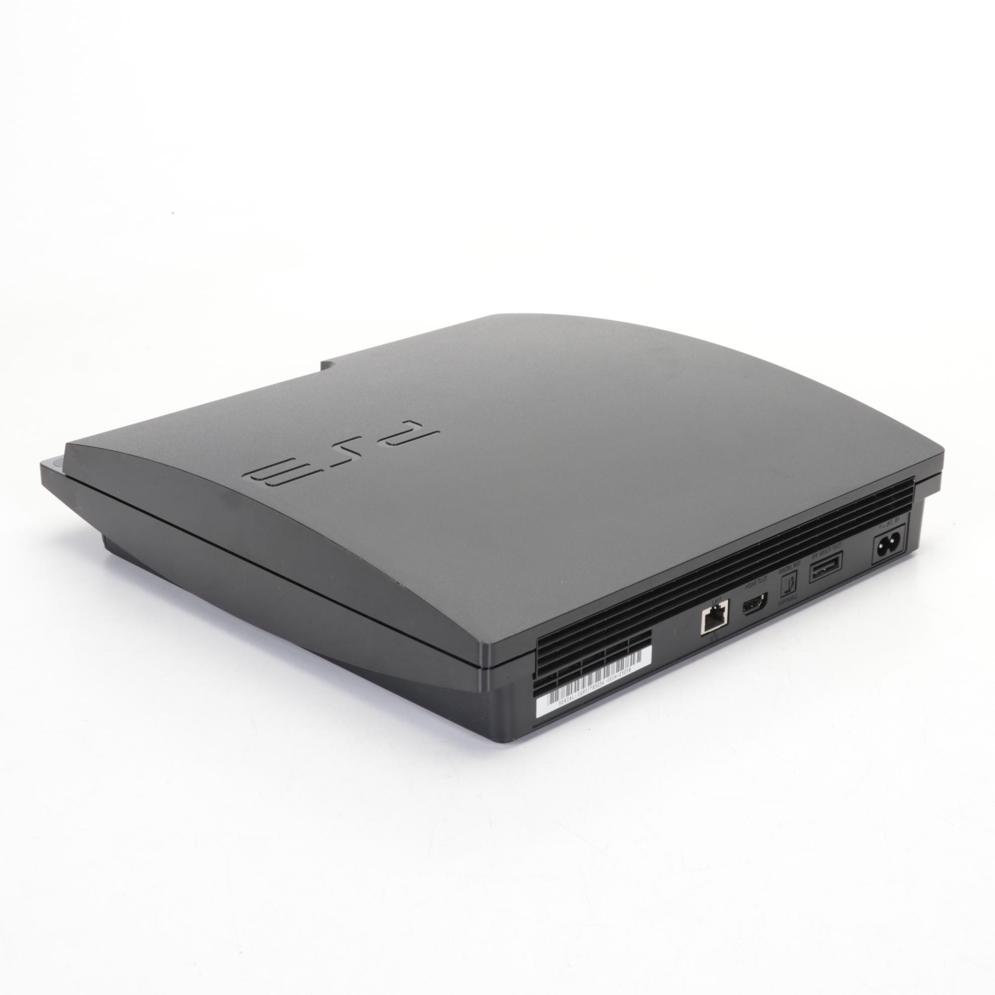 PlayStation 3 Gaming System with Controllers and Microphone/ Camera Component