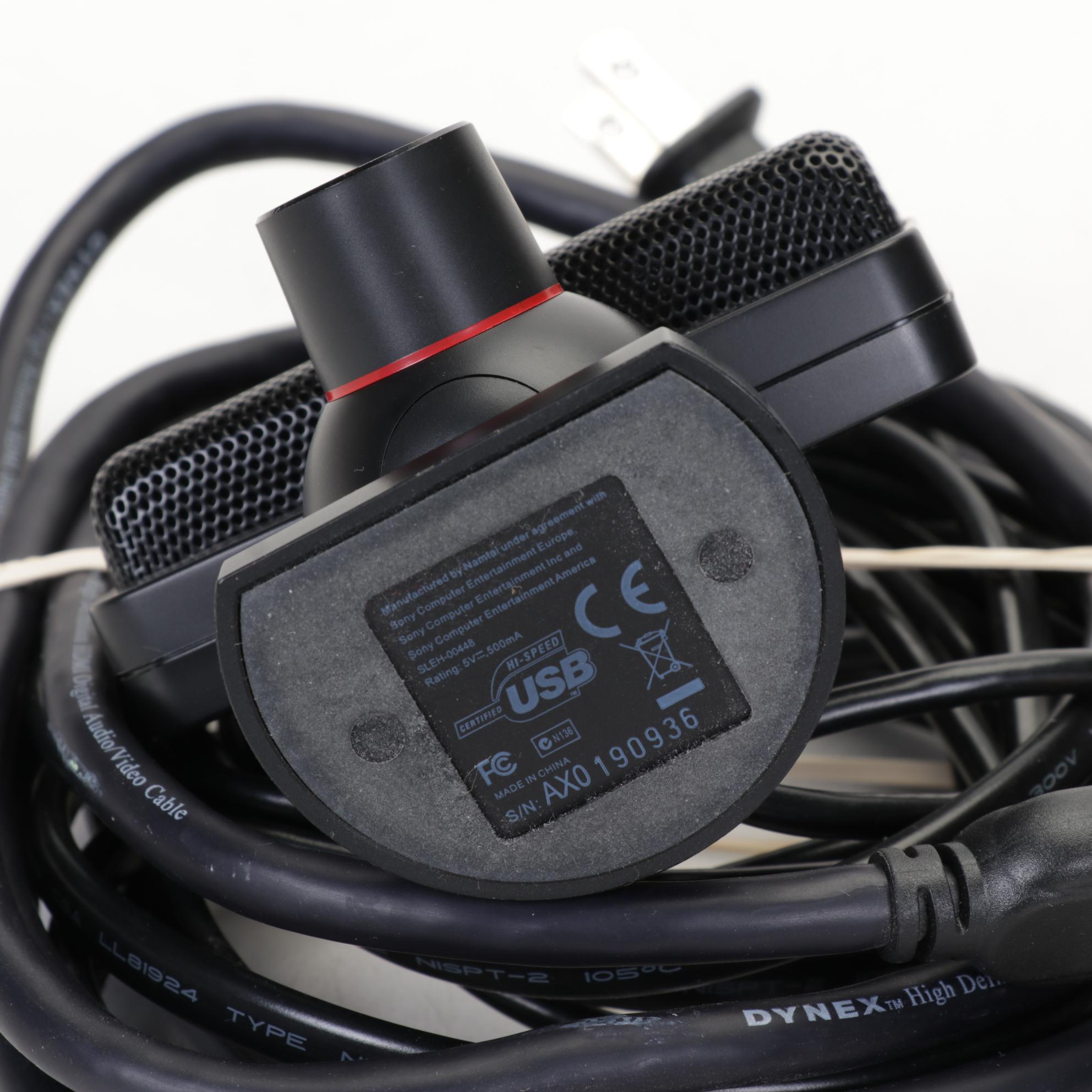 PlayStation 3 Gaming System with Controllers and Microphone/ Camera Component