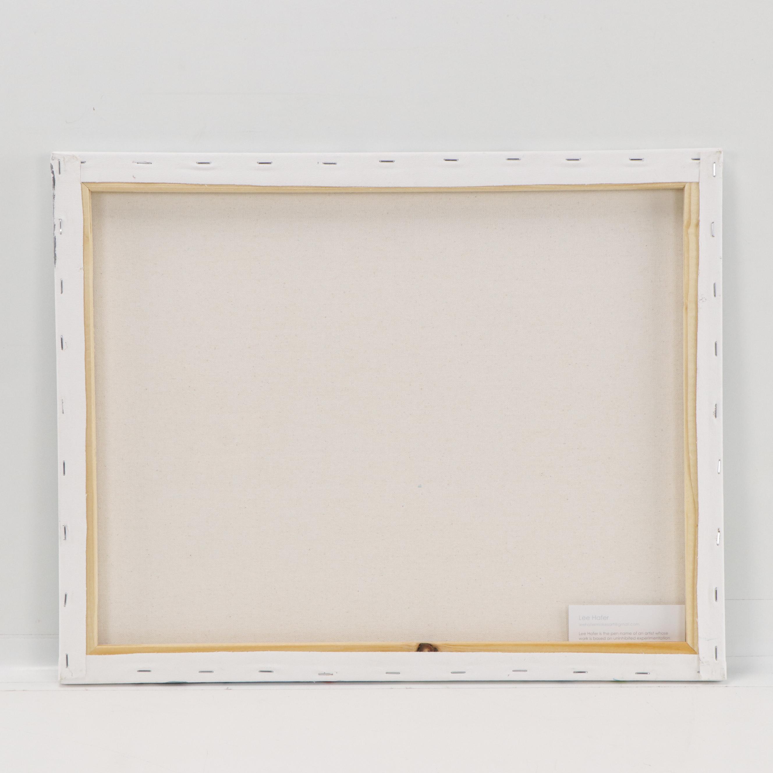 Lee Hafer Abstract Acrylic Painting, 21st Century