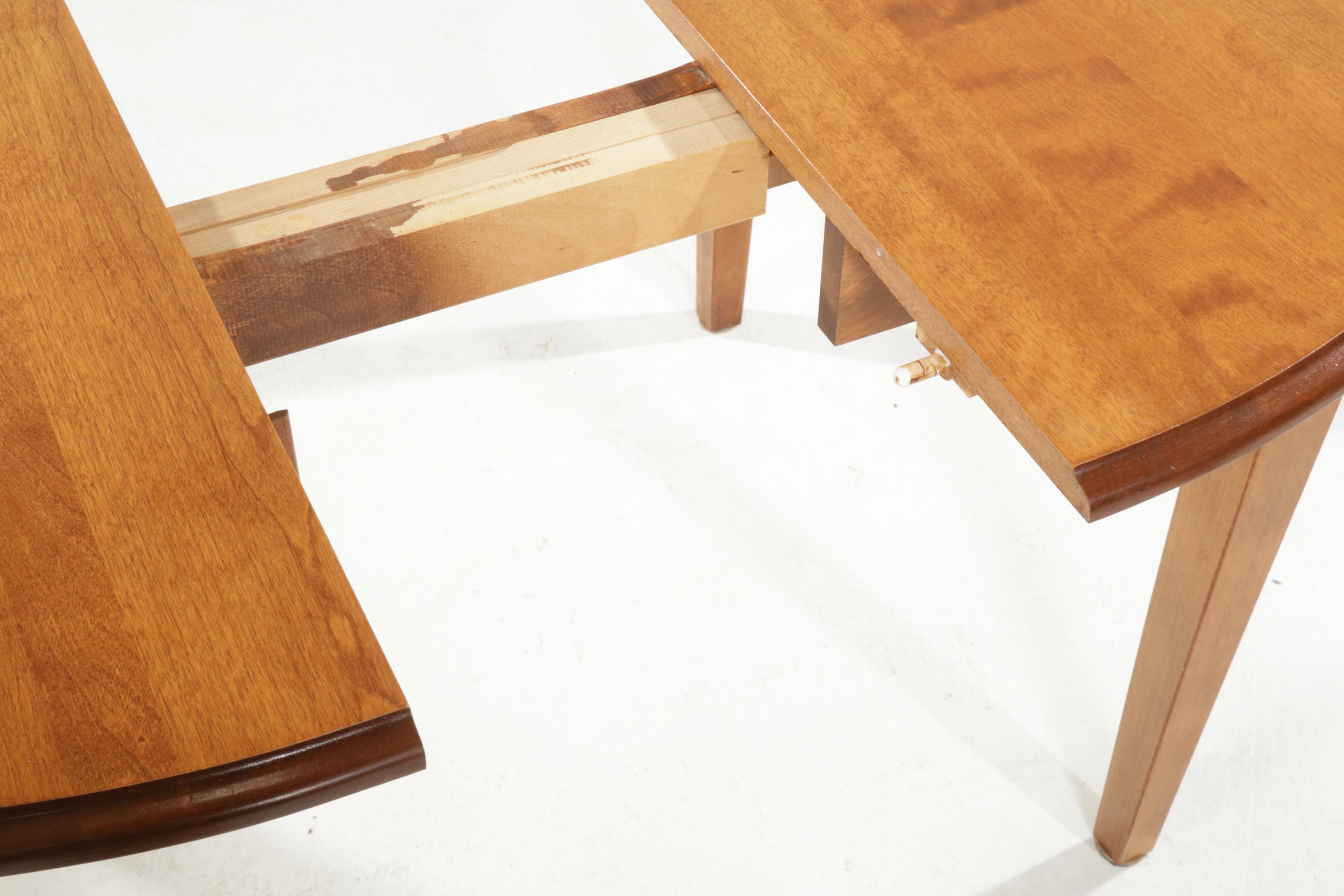 Bedard Cherry-Stained Seven-Piece Dining Set