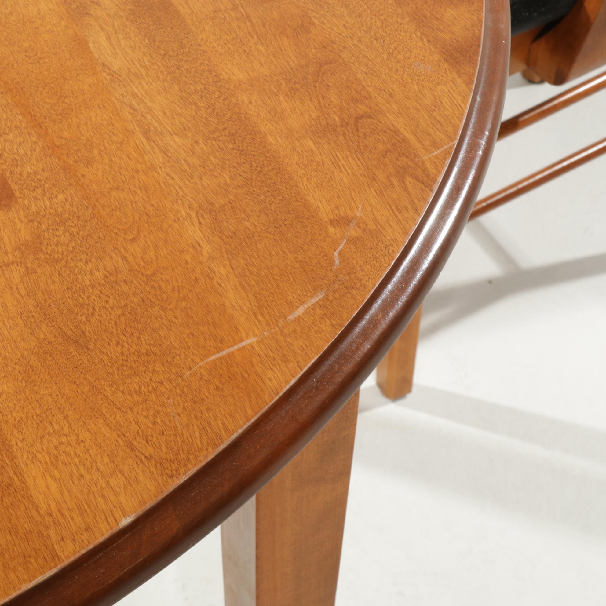 Bedard Cherry-Stained Seven-Piece Dining Set