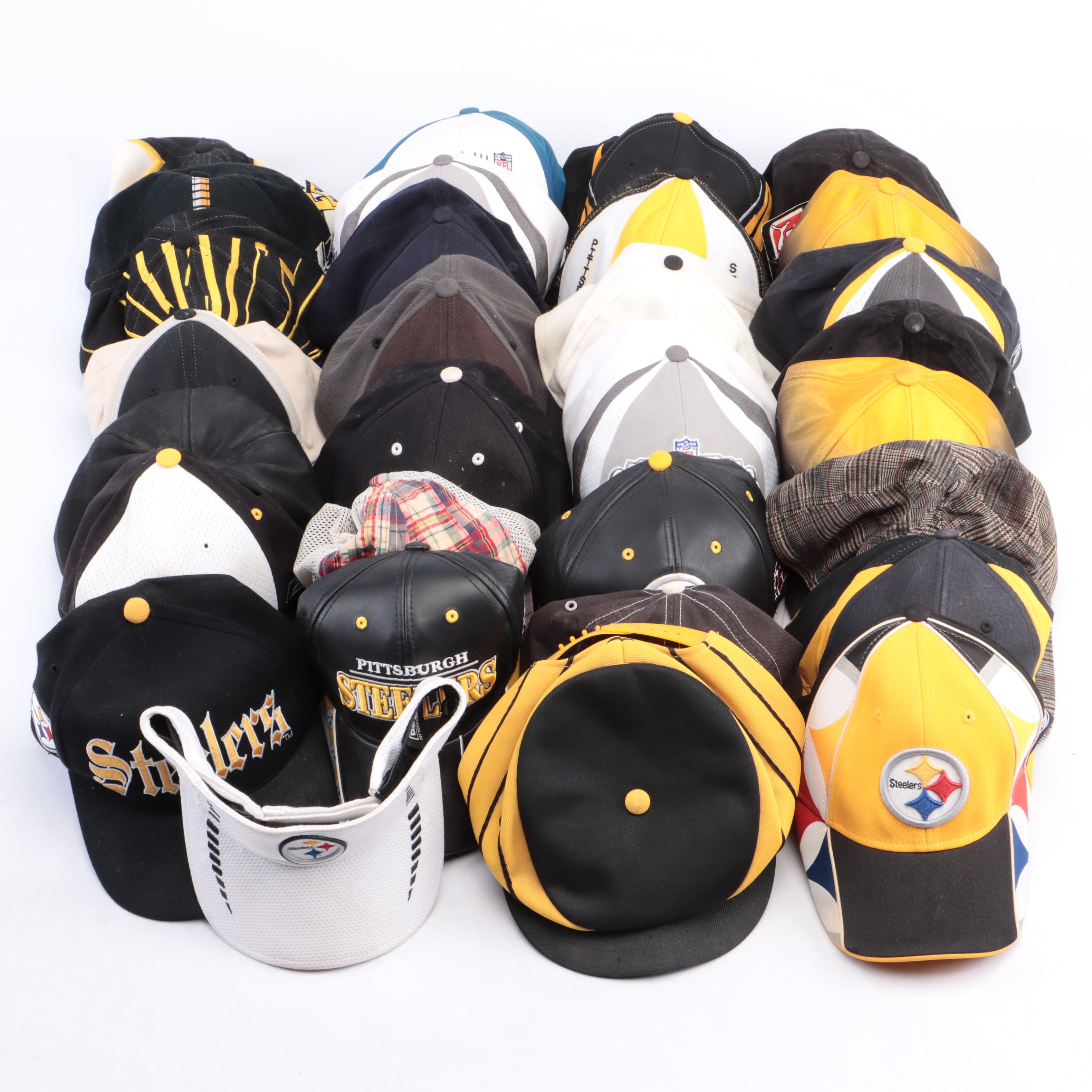 Pittsburgh Steelers Football Hat Collection Featuring Super Bowl XL and More