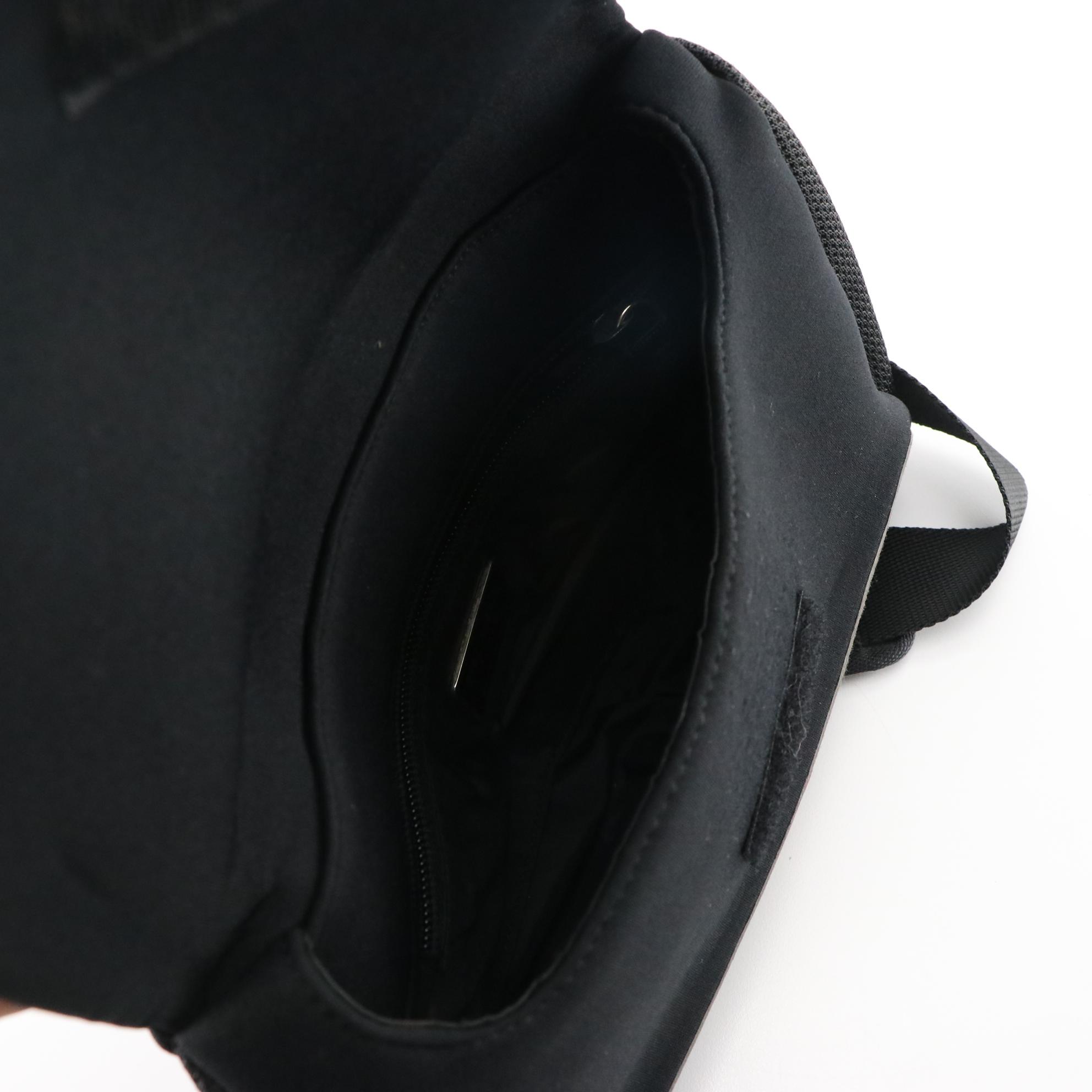 Prada Sport Line Shoulder Bag in Black Neoprene and Mesh