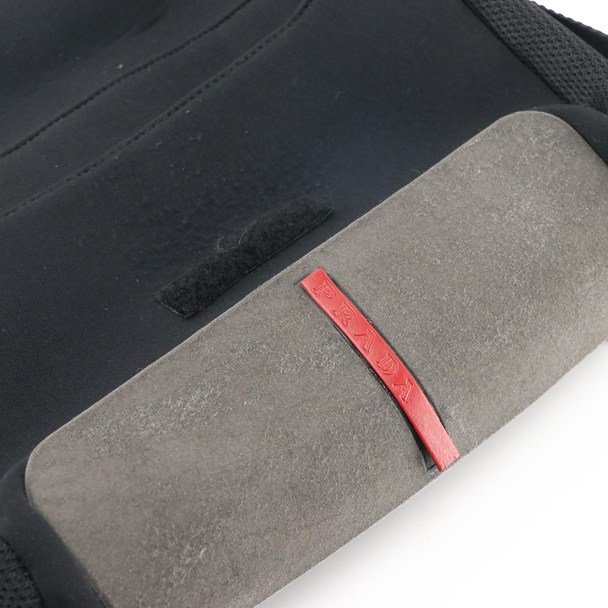 Prada Sport Line Shoulder Bag in Black Neoprene and Mesh