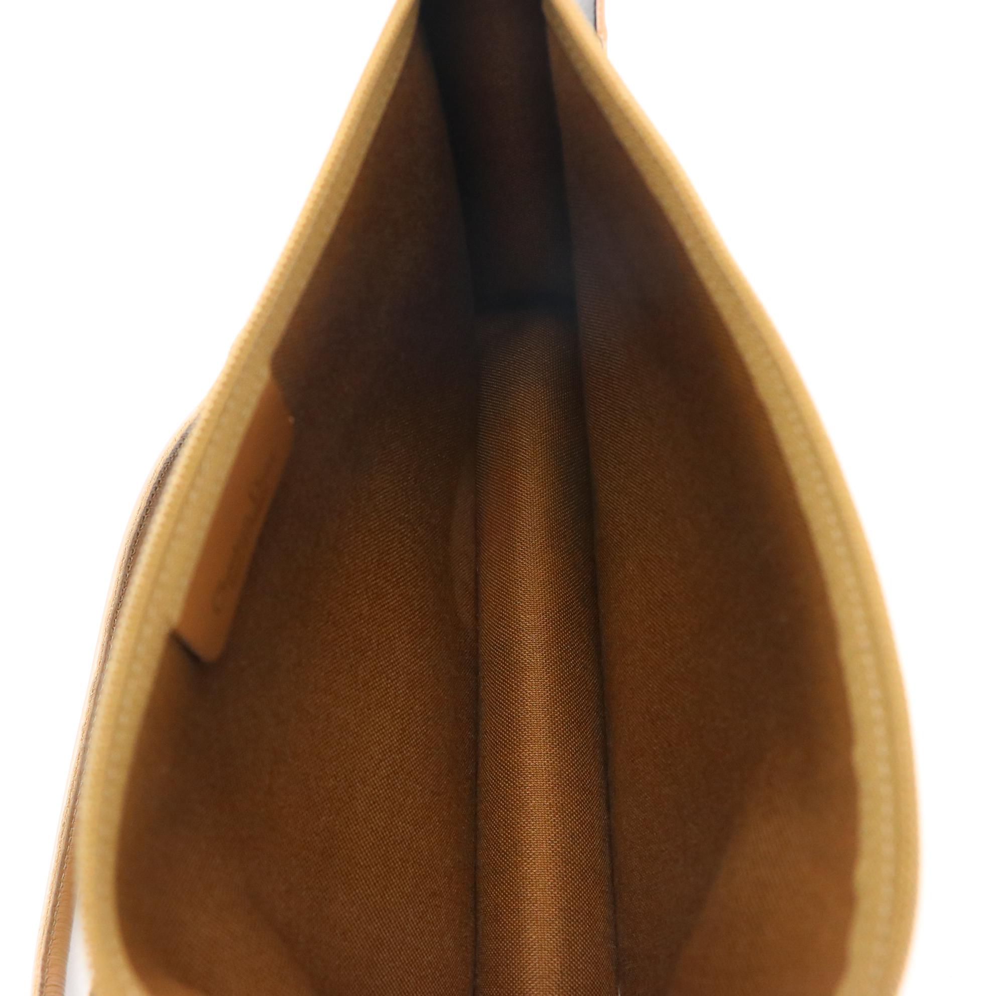 Christian Dior Top Handle Handbag in Honeycomb Coated Canvas