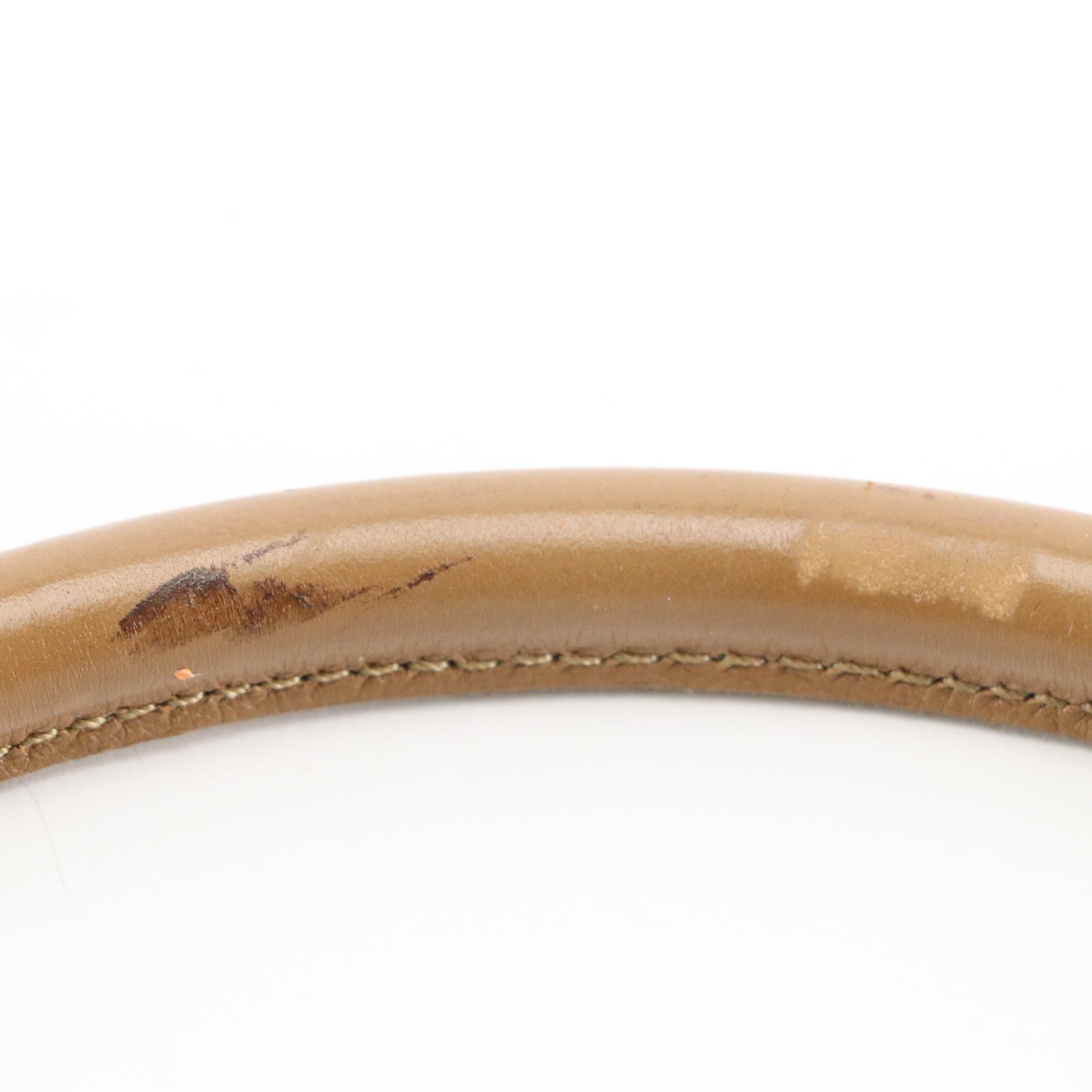 Christian Dior Top Handle Handbag in Honeycomb Coated Canvas