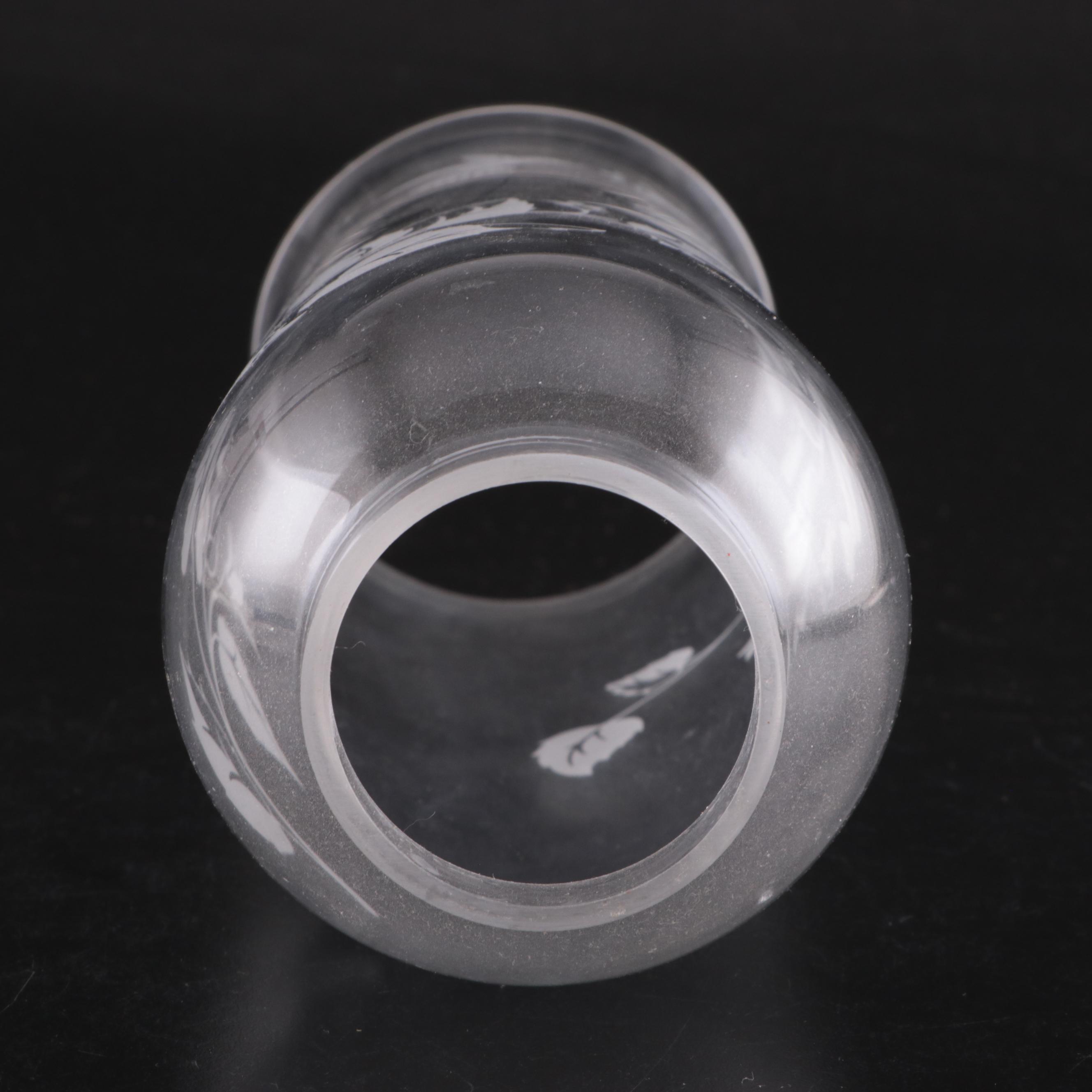 Etched Glass Pitcher, Flared Wine Glasses, and More