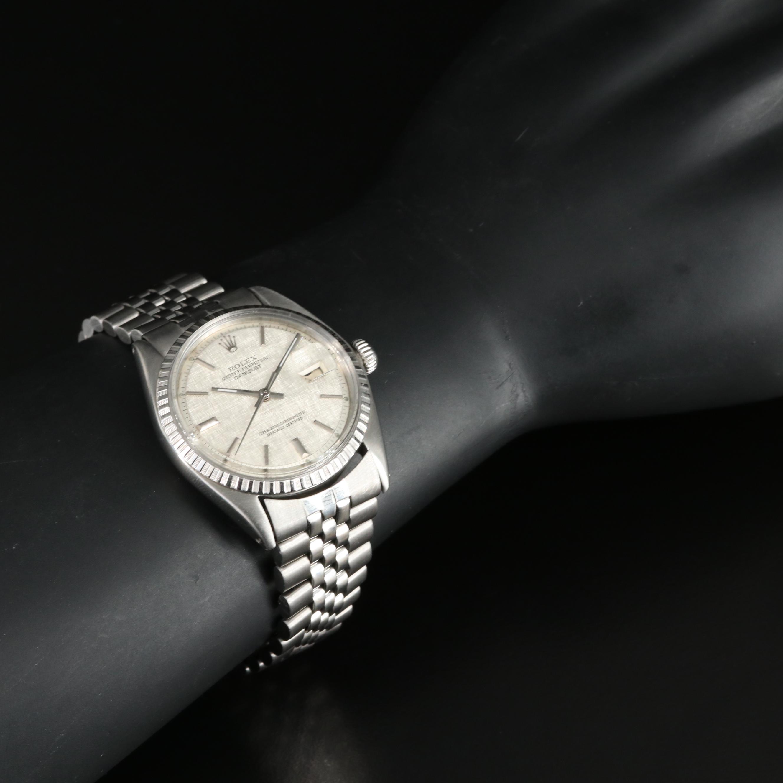 1966 Rolex Oyster Perpetual Datejust Stainless Steel Watch