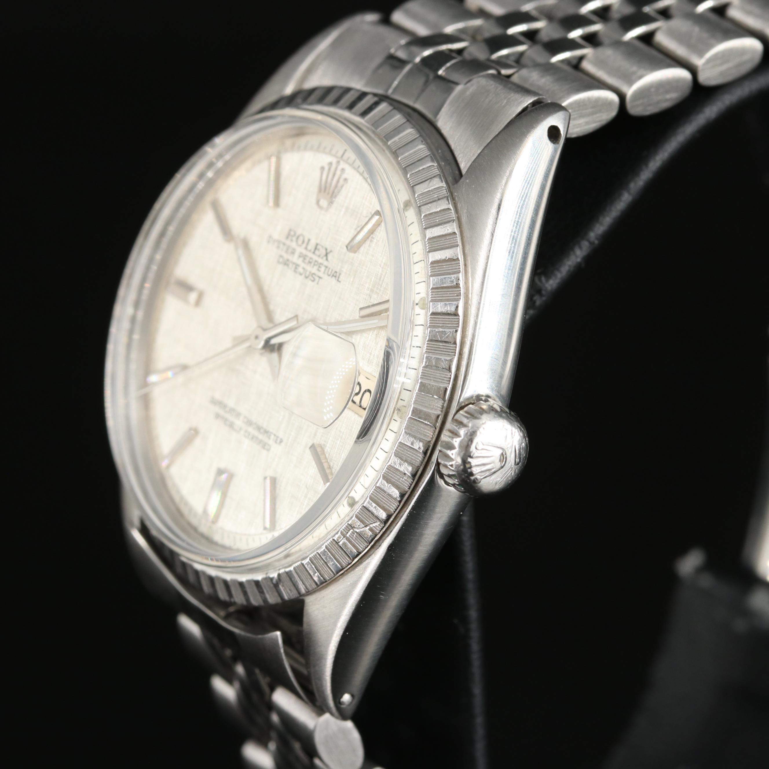 1966 Rolex Oyster Perpetual Datejust Stainless Steel Watch