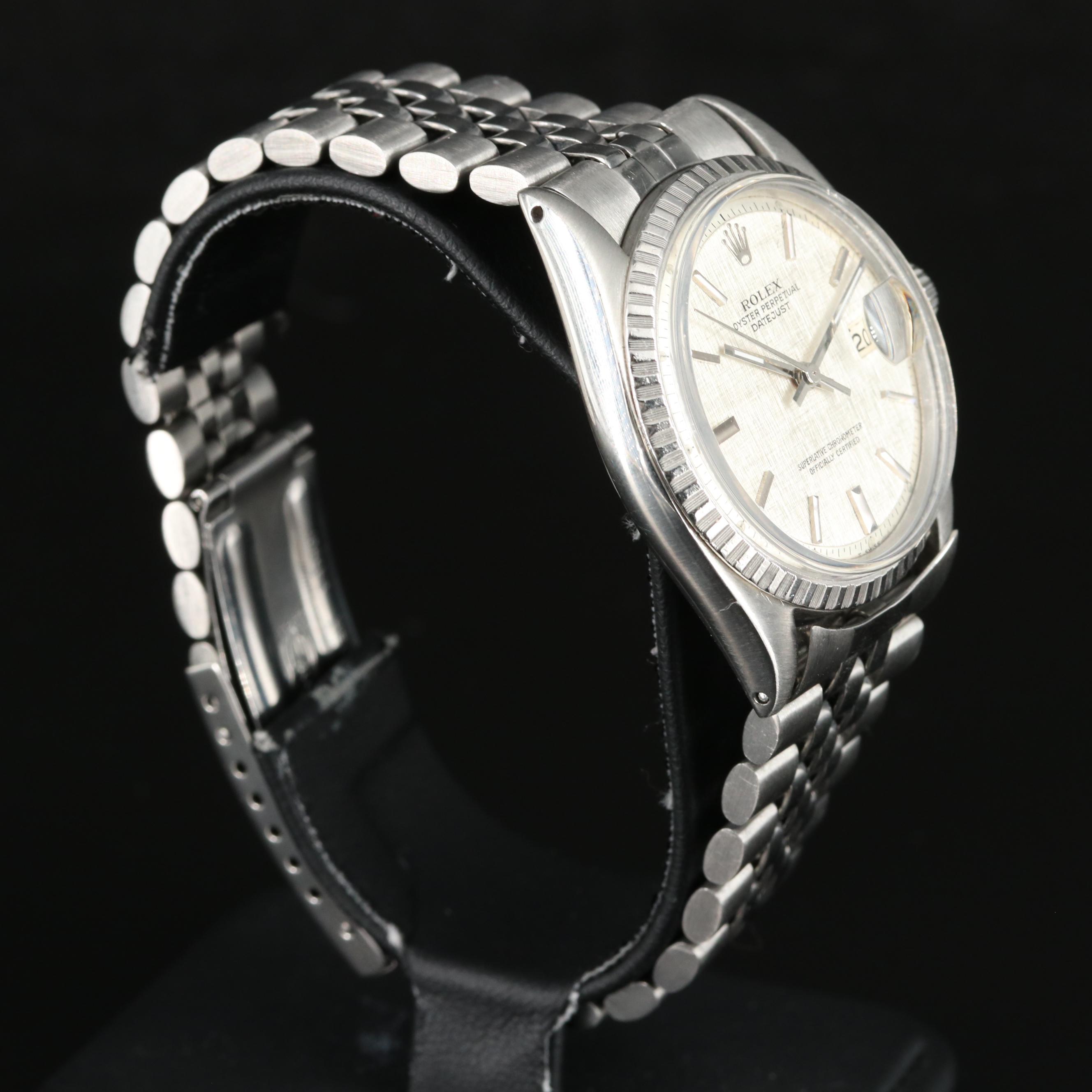 1966 Rolex Oyster Perpetual Datejust Stainless Steel Watch