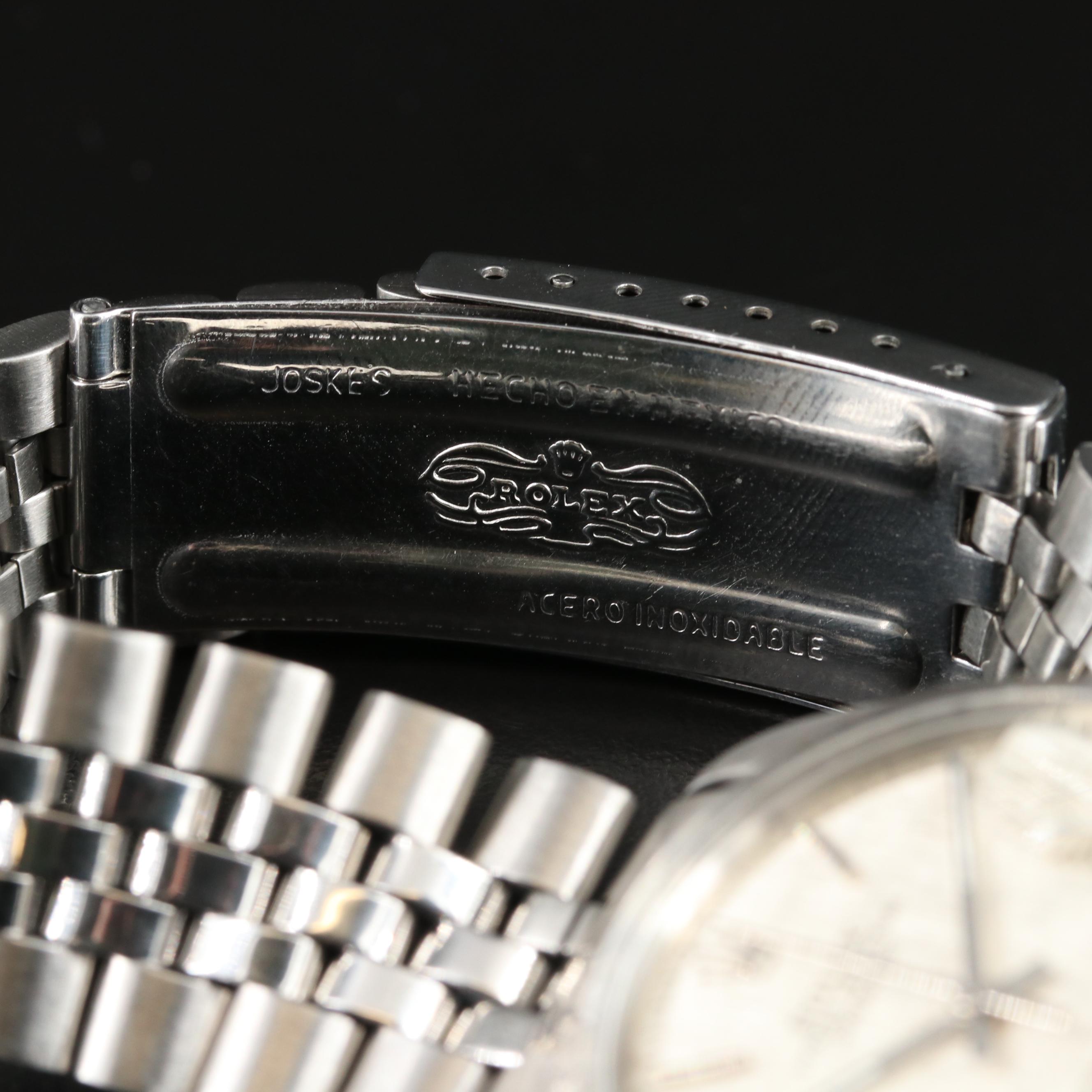 1966 Rolex Oyster Perpetual Datejust Stainless Steel Watch