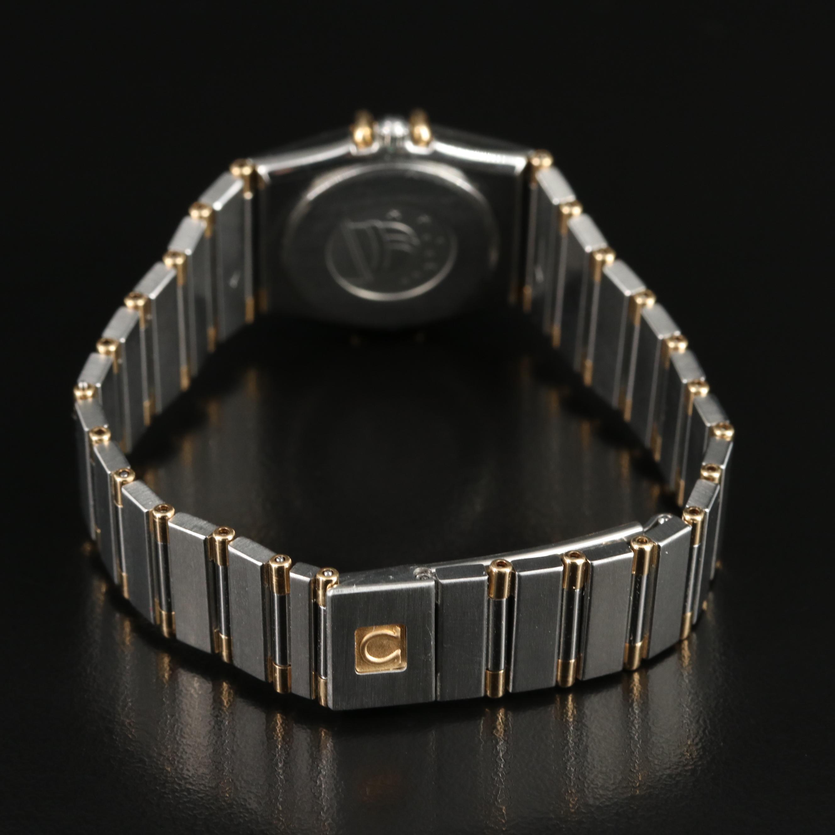 18K and Diamond Omega Constellation Watch