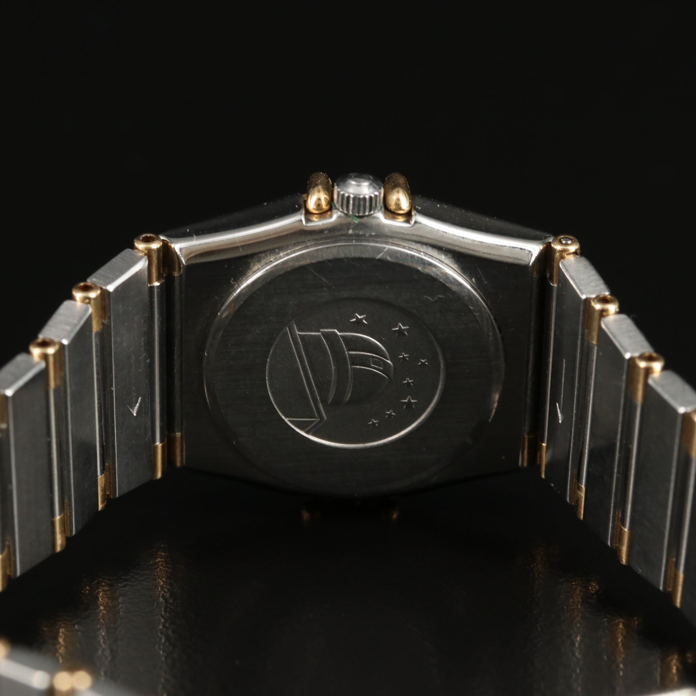 18K and Diamond Omega Constellation Watch