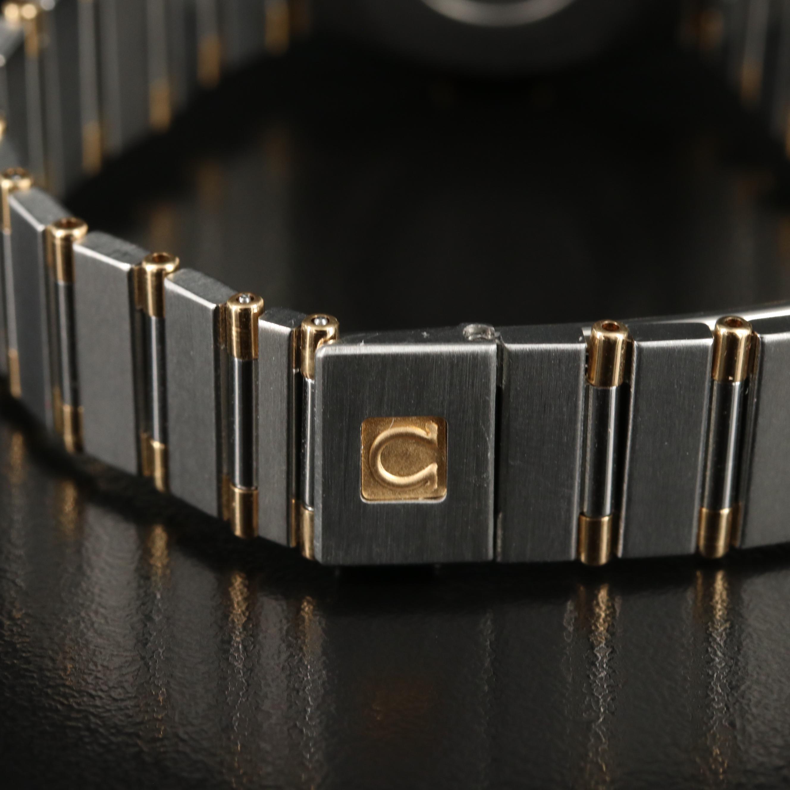 18K and Diamond Omega Constellation Watch