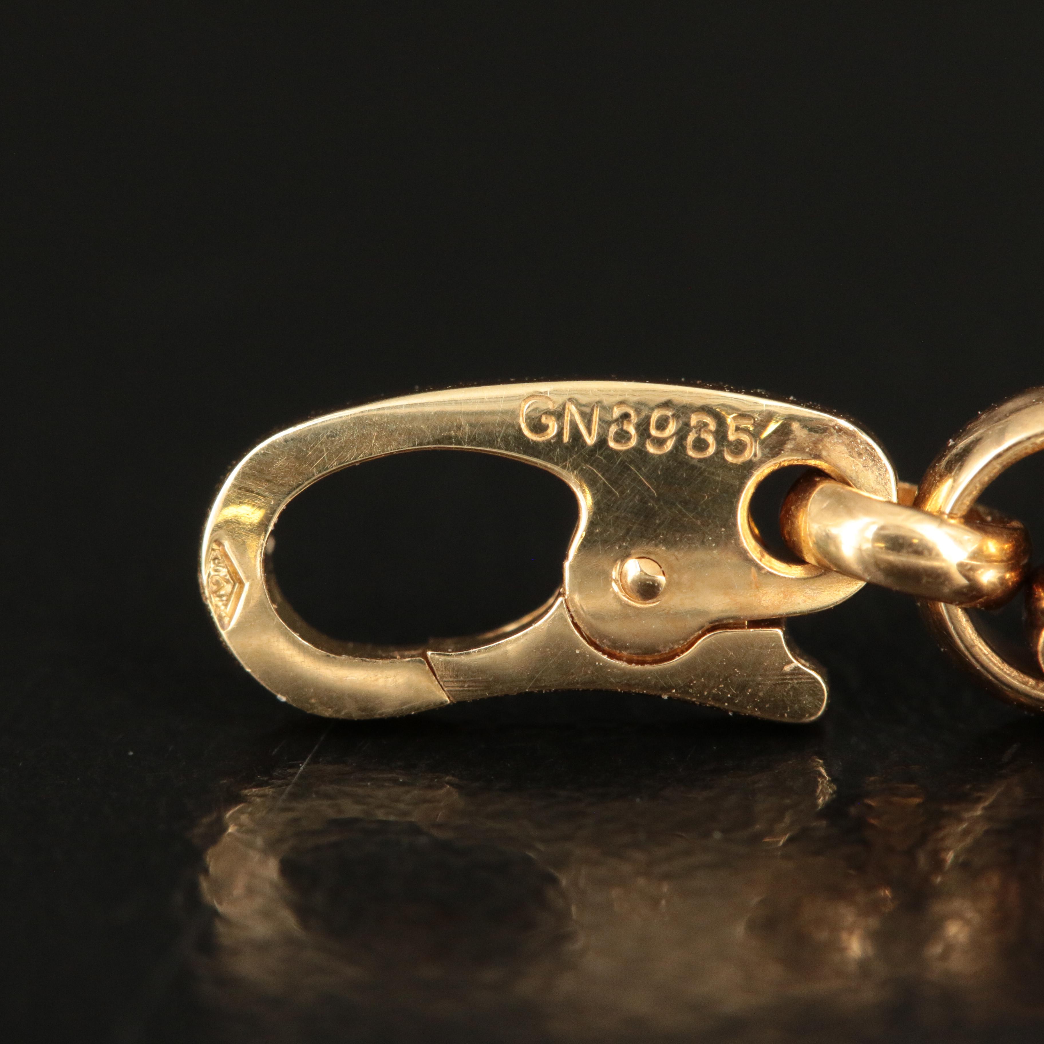 Cartier "Trinity" 18K Tri-Color Gold Clip On Pendant