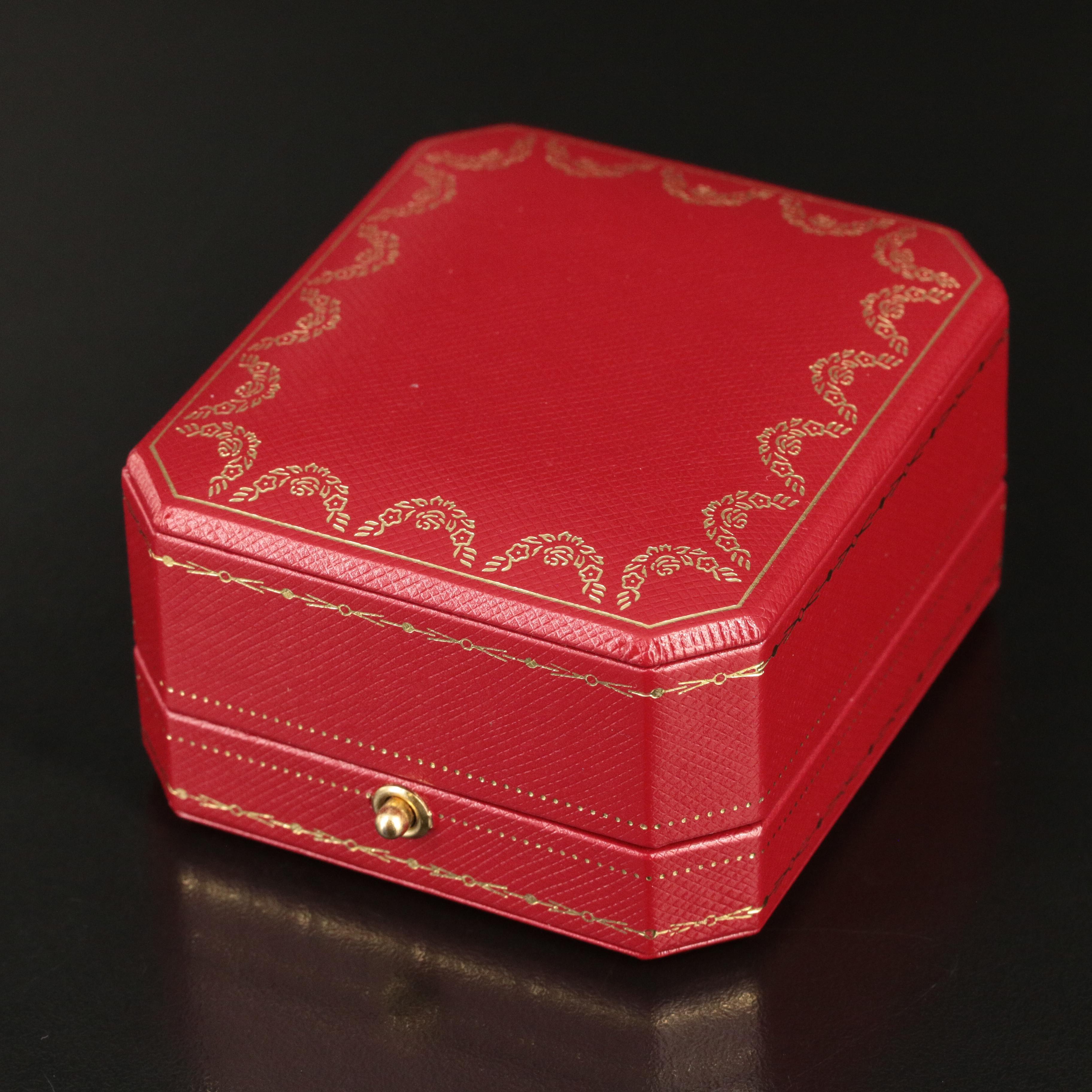 Cartier "Trinity" 18K Tri-Color Gold Clip On Pendant