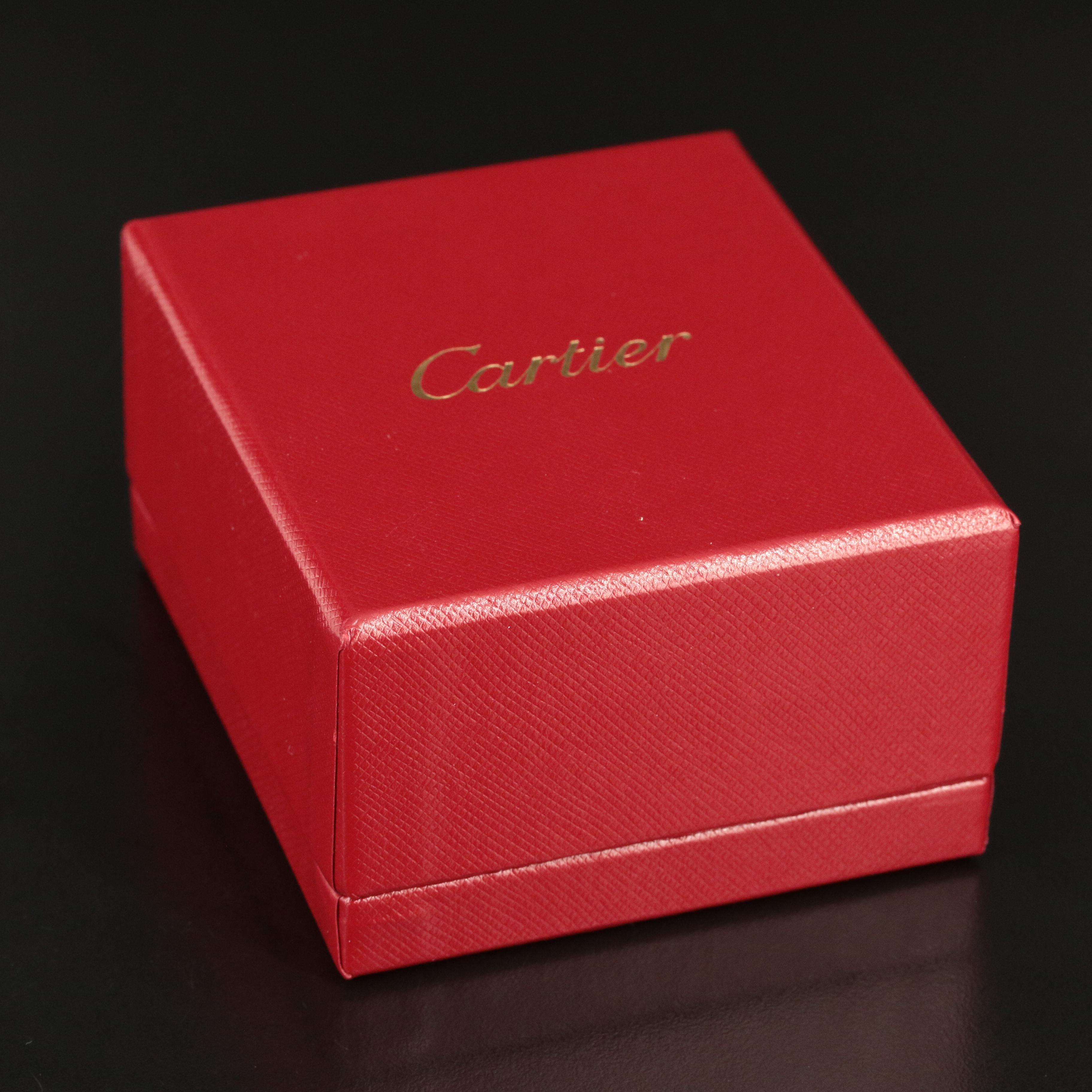 Cartier "Trinity" 18K Tri-Color Gold Clip On Pendant